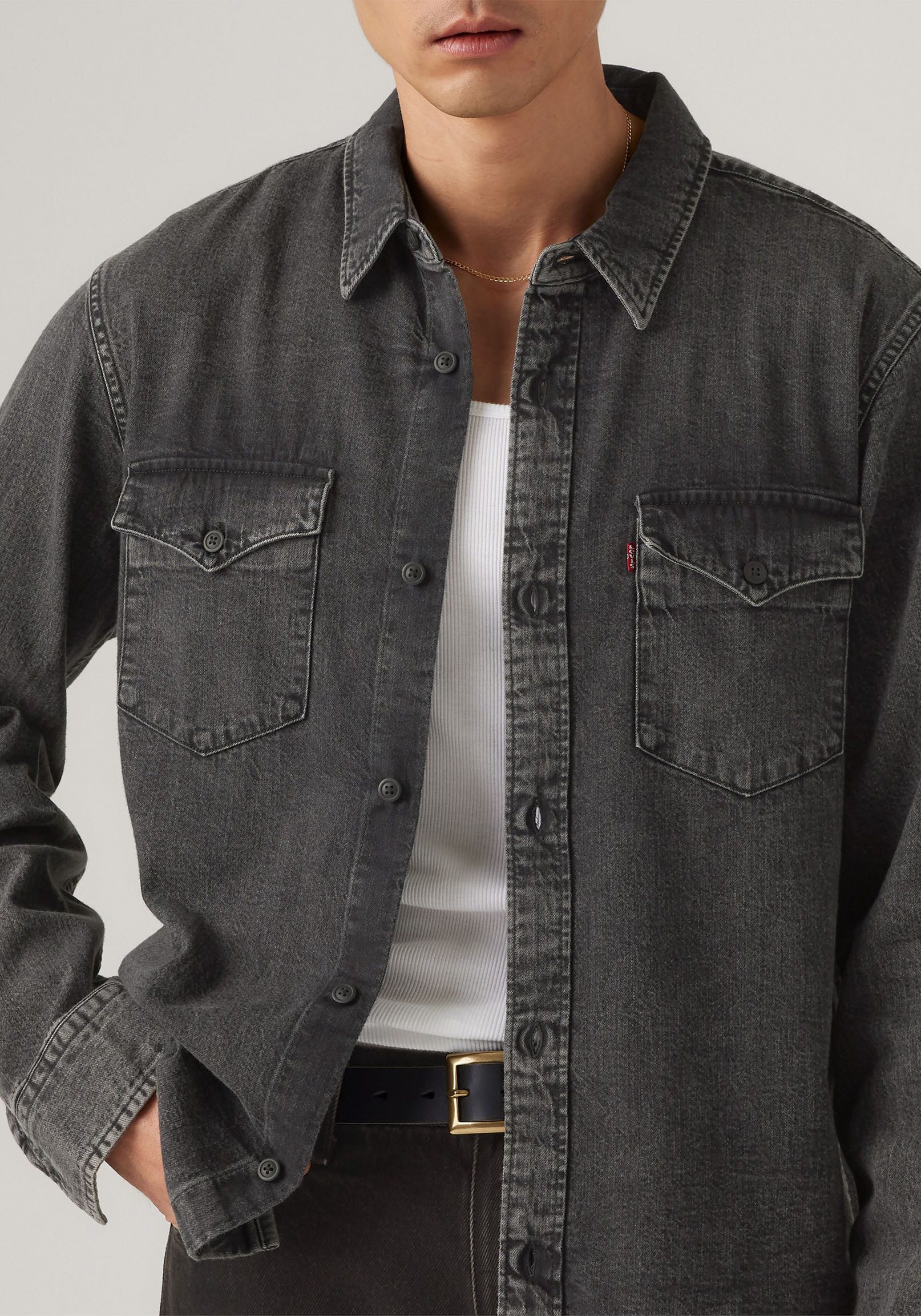 Levi's® Jeanshemd RELAXED FIT WESTERN im Western-Stil – Bild 4 von 5