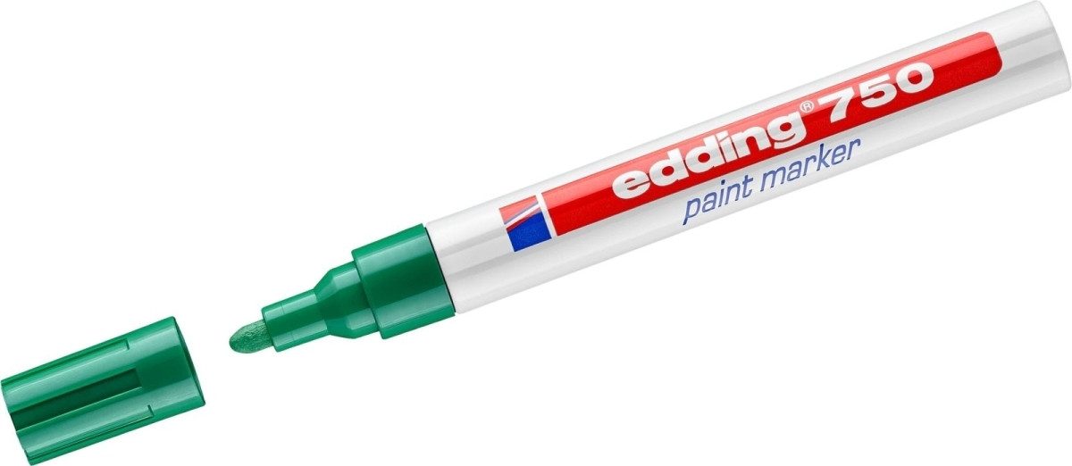 edding Permanentmarker Glanzlack-Marker edding 750 2-4mm grün