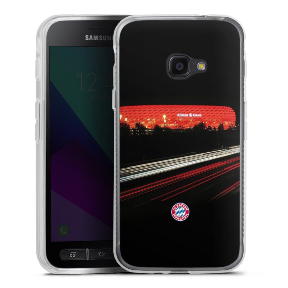 DeinDesign Handyhülle FC Bayern München FCB Stadion FC Bayern München Allianz Arena, Samsung Galaxy Xcover 4 Silikon Hülle Bumper Case Handy Schutzhülle