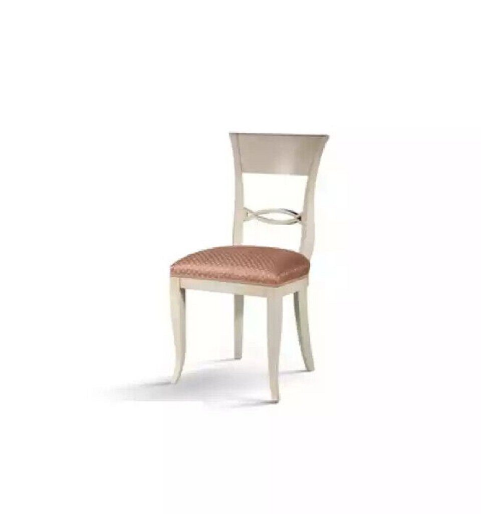 JVmoebel Esszimmerstuhl Designer Luxus Klassischer Esszimmer Stuhl Sitz Möbel Lehnstuhl Neu (1 St), Made in Italy