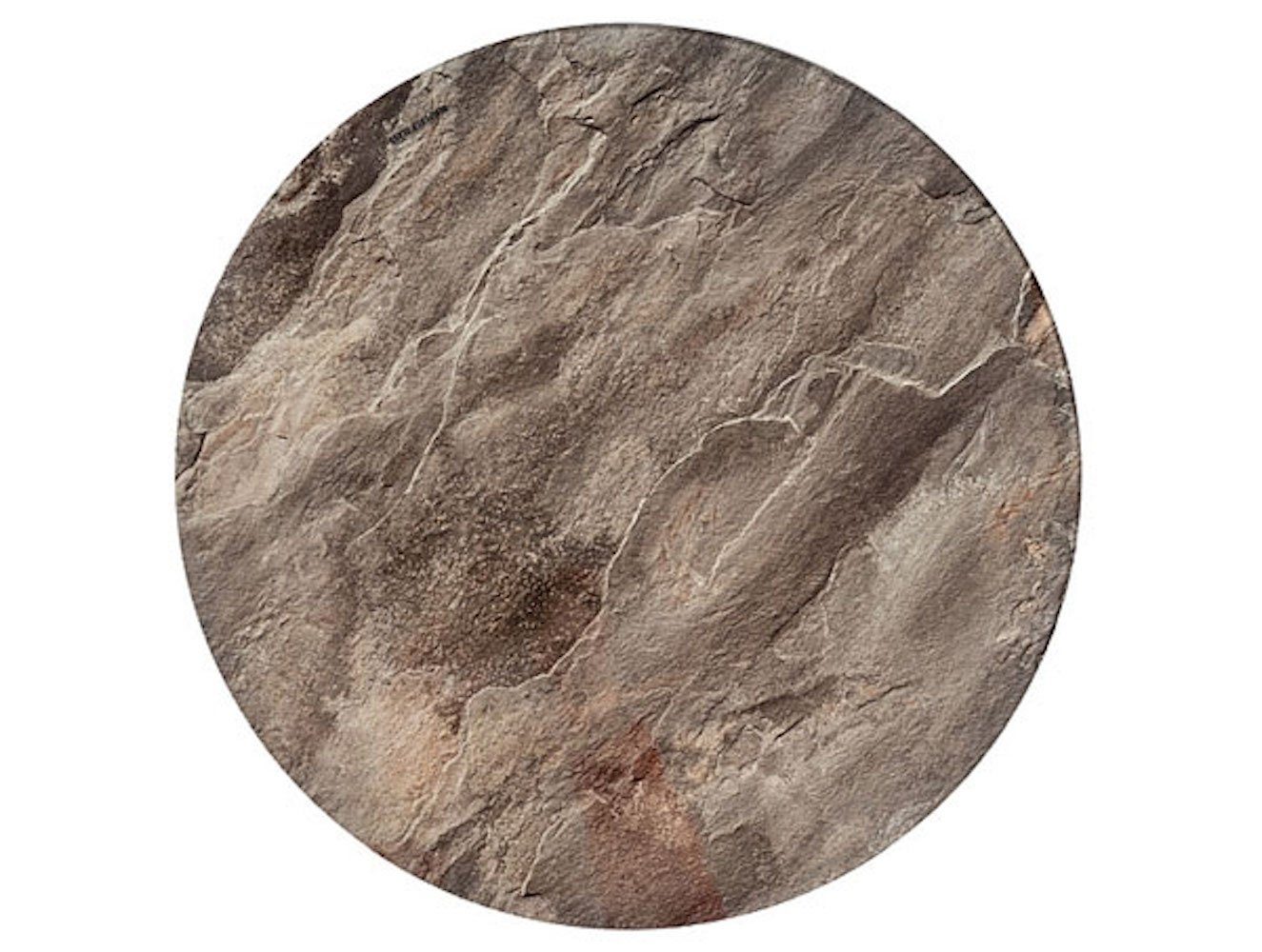 Feldmann-Wohnen Couchtisch Temida Marmor B, 76x76x40cm / Chrom