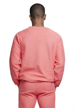 Siksilk Sweater SikSilk Crewneck L/S LOOP BACK EMBROIDERED SWEATER SS19125 Pink