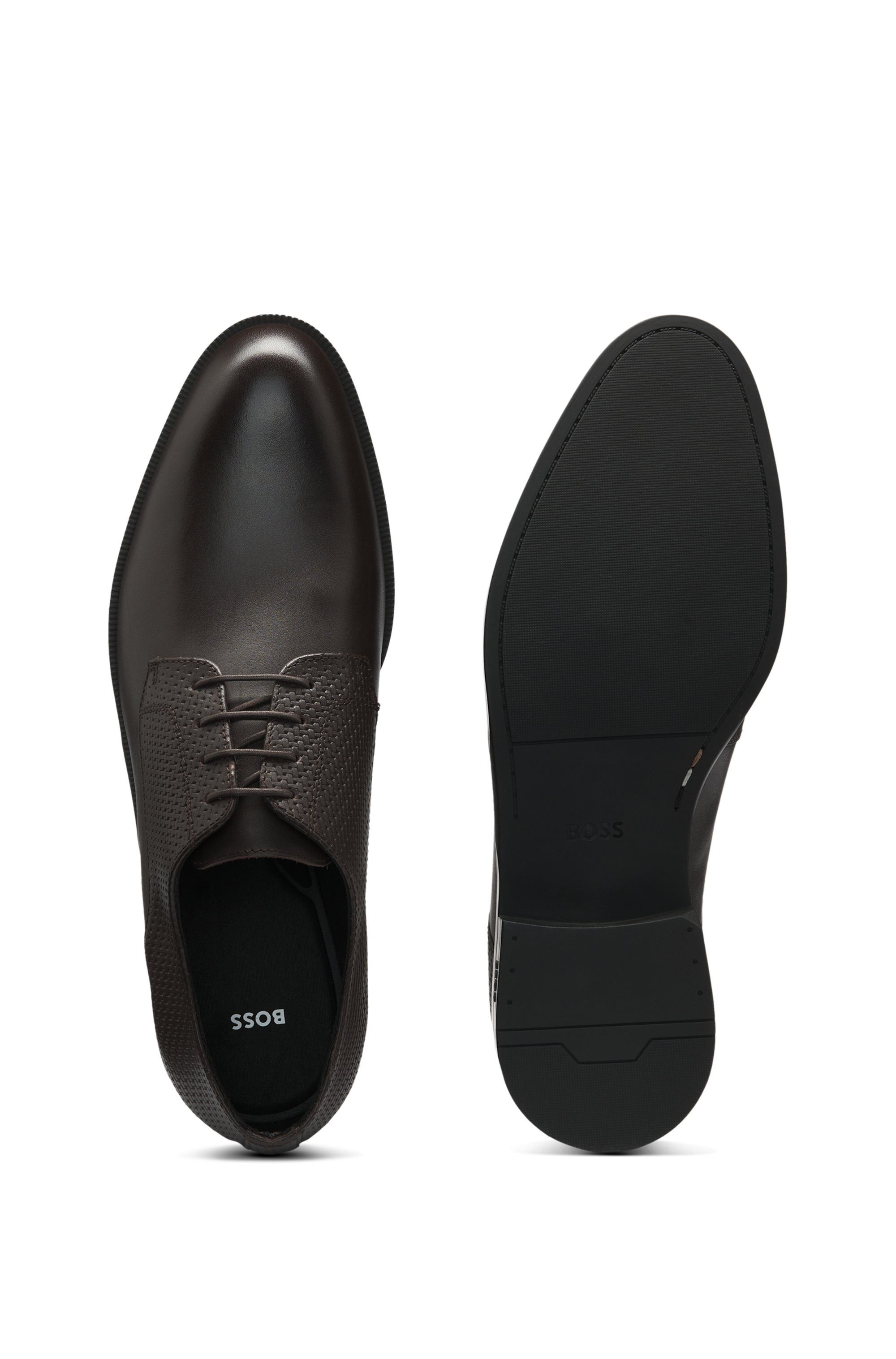 BOSS Tayil_Derb Schnürschuh Anzugschuh, Business-Schnürer, Halbschuh mit Bl günstig online kaufen