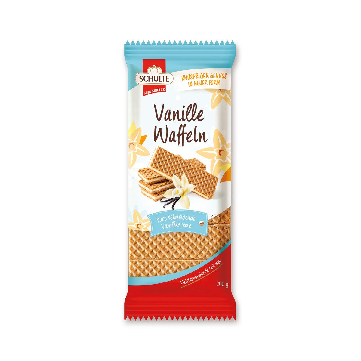 Schulte Kekse, Schulte Vanille-Waffeln 200g