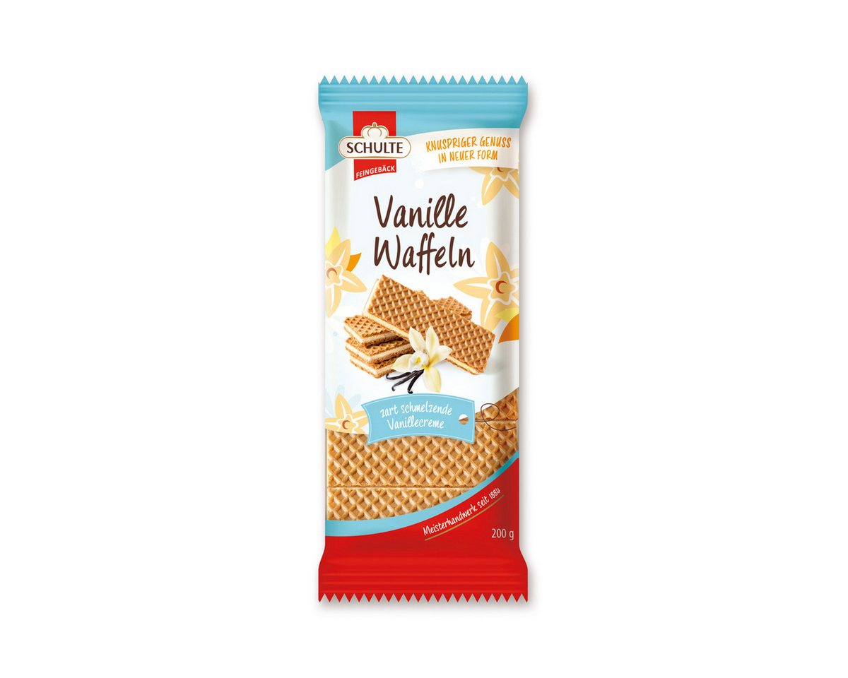 Schulte Kekse, Schulte Vanille-Waffeln 200g