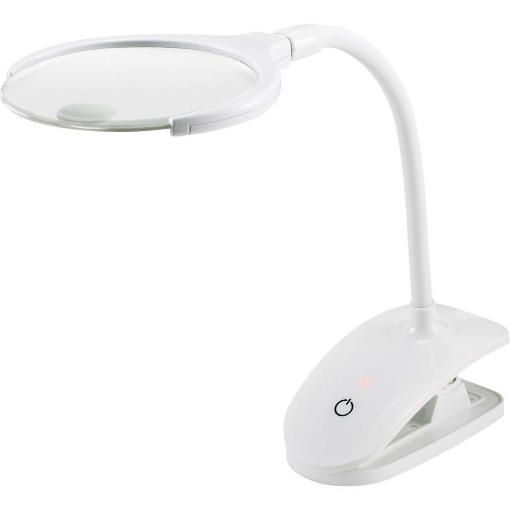 Tischklemme Lupenlampe TOOLCRAFT mit LED-Lupenleuchte 60lm