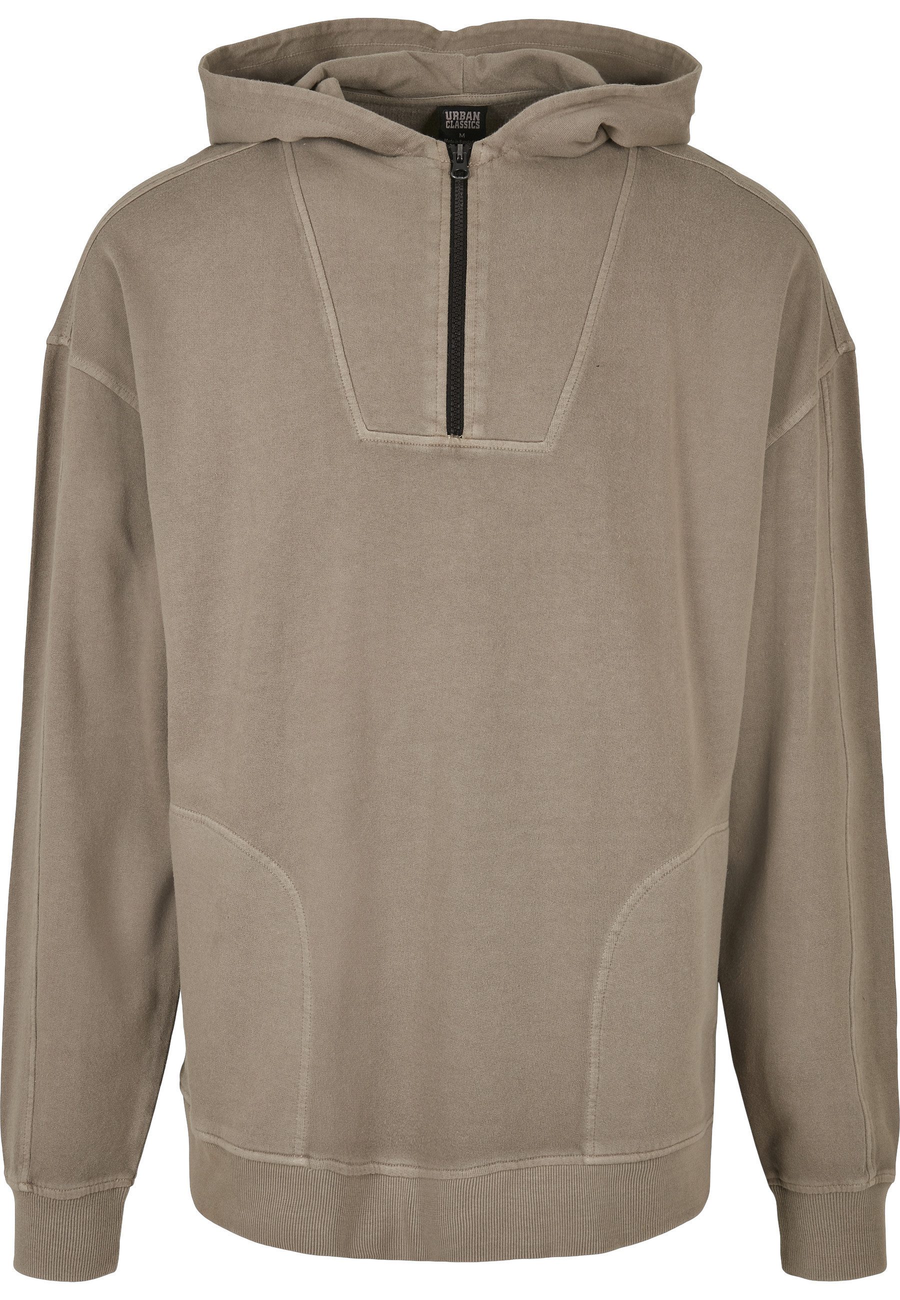 Rundhalspullover Urban Classics Herren Overdyed Camp Hoody