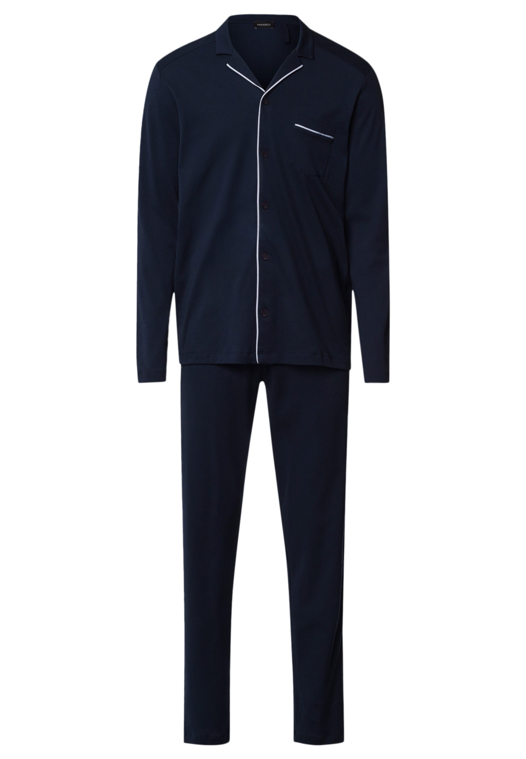 Hanro Pyjama Night & Day (Set, 2 tlg) Pyjama - Baumwolle - Atmungsaktiv günstig online kaufen