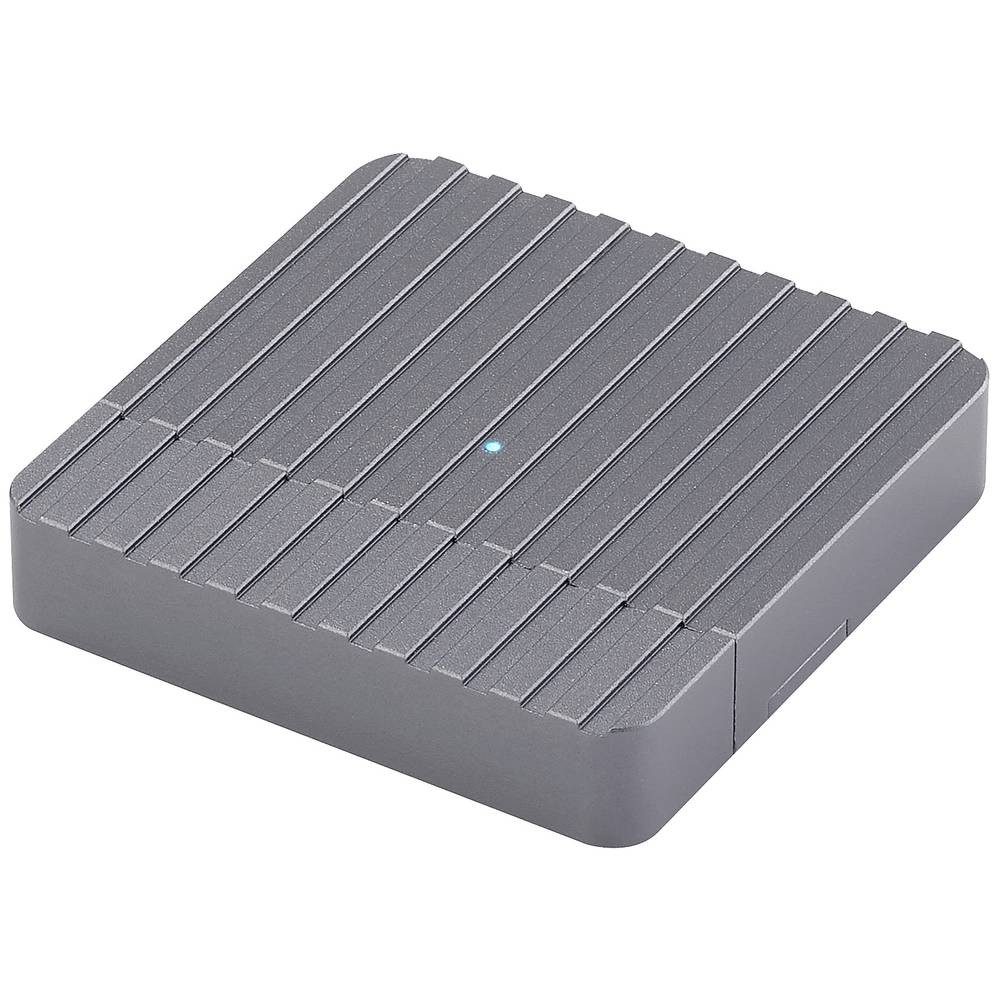 Renkforce Festplatten-Gehäuse M2 NVME Aluminiumgehäuse, hell RF-6332596, M.2 Steckplatz
