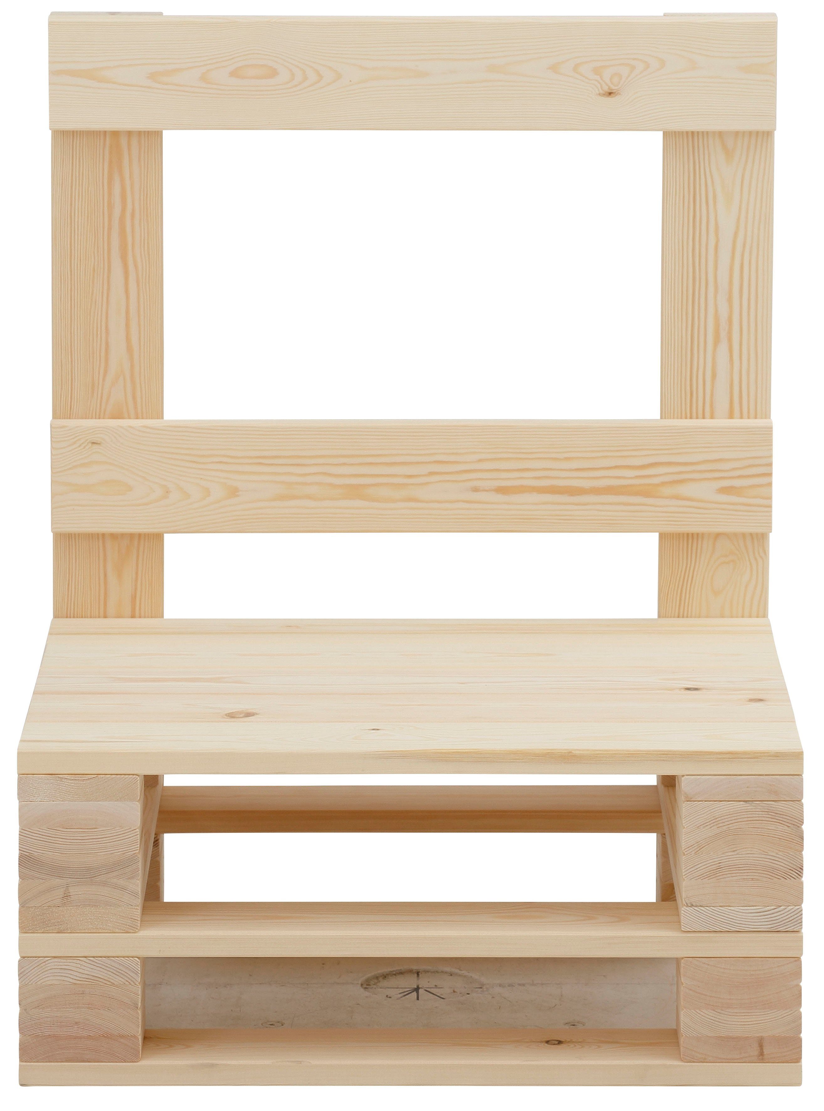 Home affaire Stuhl Pinus, Im angesagten Palettendesign