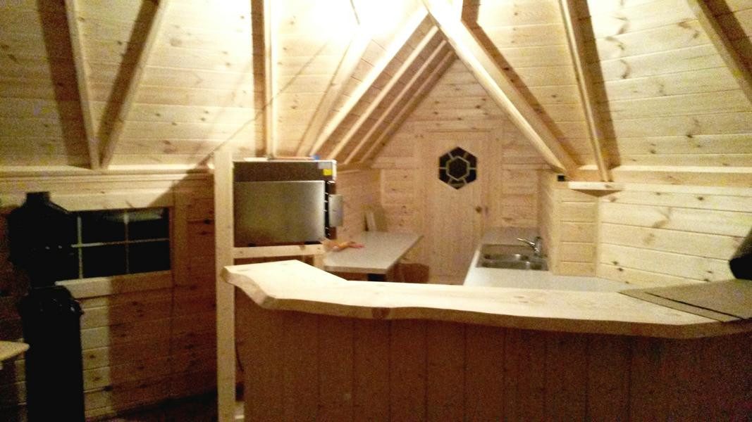 JVmoebel Grillkota Grillkota Holz Hütte Grillhaus Grilllodge in Braun - Freizeitkota, Made in Europe