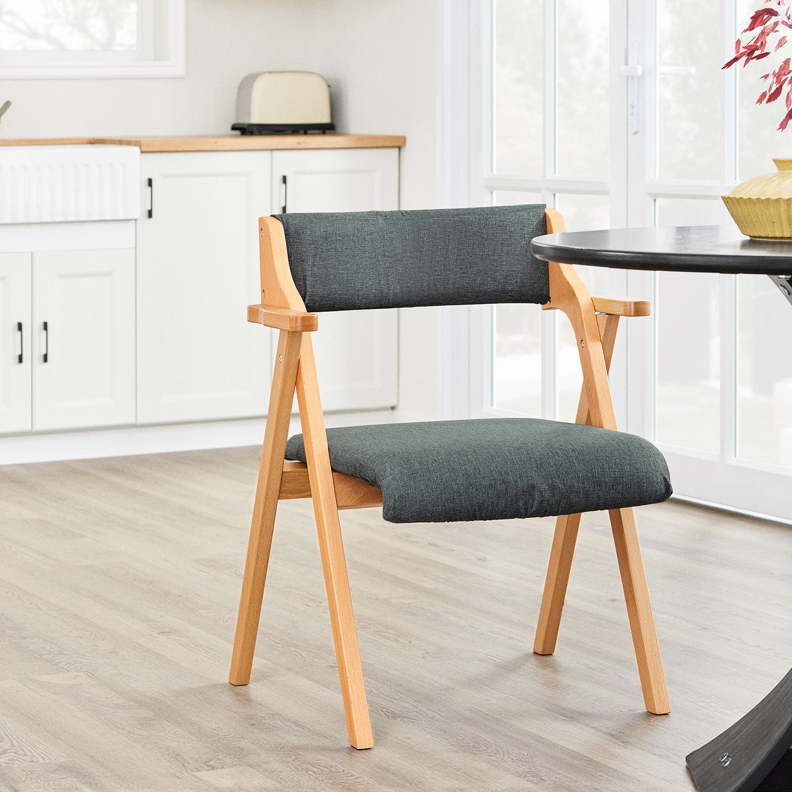 SoBuy Klappstuhl FST98, Holzstuhl Küchenstuhl Esszimmerstuhl klappbar, 4-Fu günstig online kaufen