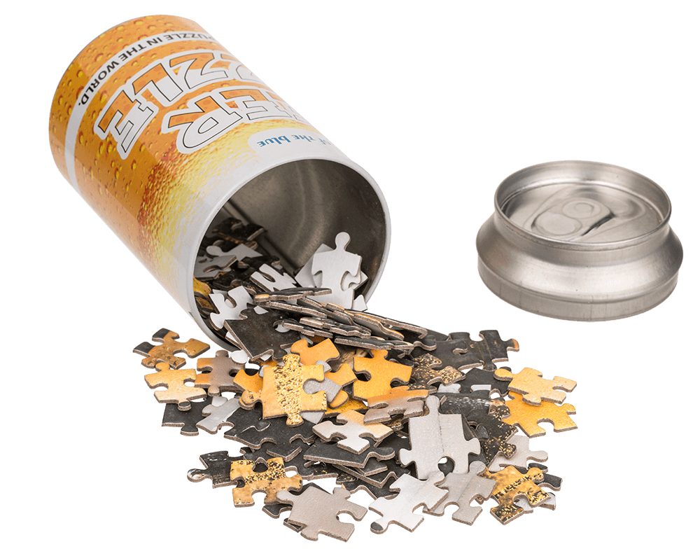 Out of the Blue Puzzle Puzzle Bier 102-teilig ca. 10,5 x 25 cm, Puzzleteile