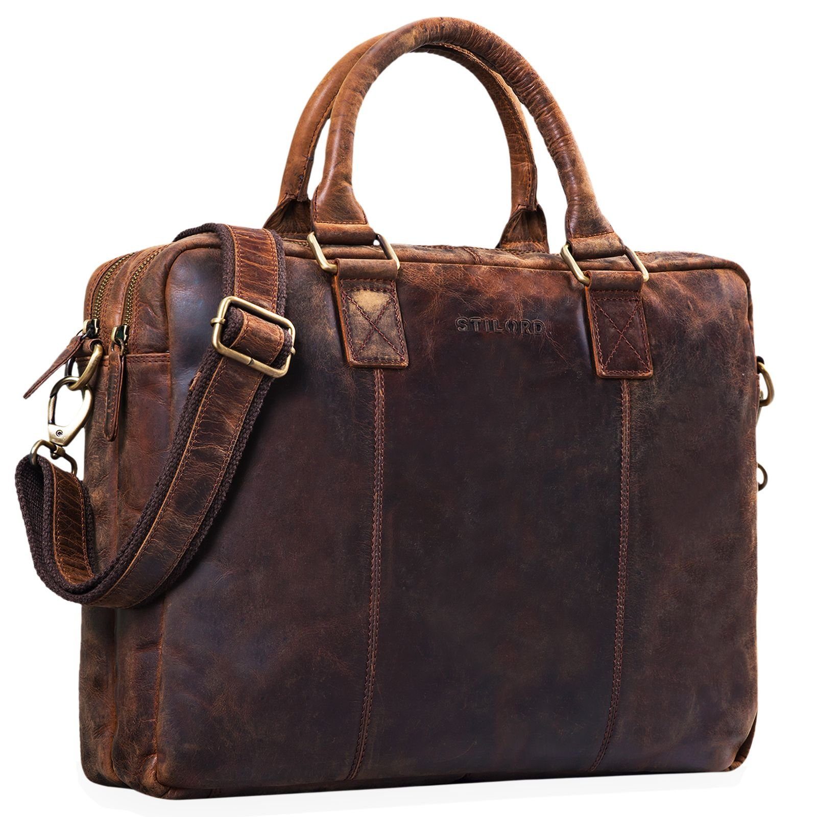Laptoptasche "Zacharias" Businesstasche Leder Aktentasche