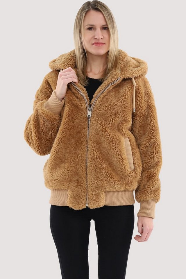 malito more than fashion Winterjacke JF1857 Teddy Jacke mit Kapuze