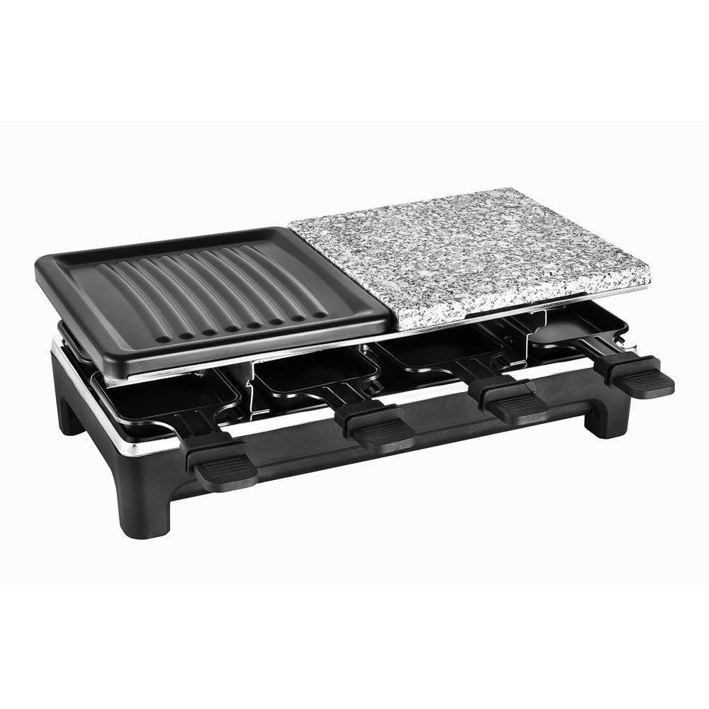 Kitchen Originals by Kalorik Raclette TKG RAC 1016 8 Personen Raclettegrill 1500 W Antihaft Thermostat Grill, TKG RAC 1016 8 Personen Raclettegrill 1500 W Antihaft Thermostat Grill