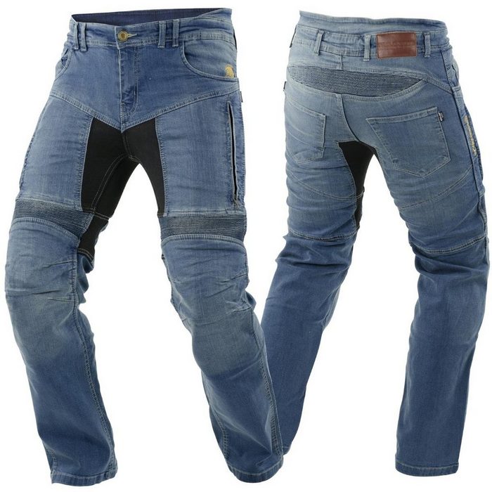 Trilobite Motorradhose Trilobite PARADO Motorrad-Jeans Herren blau kurz