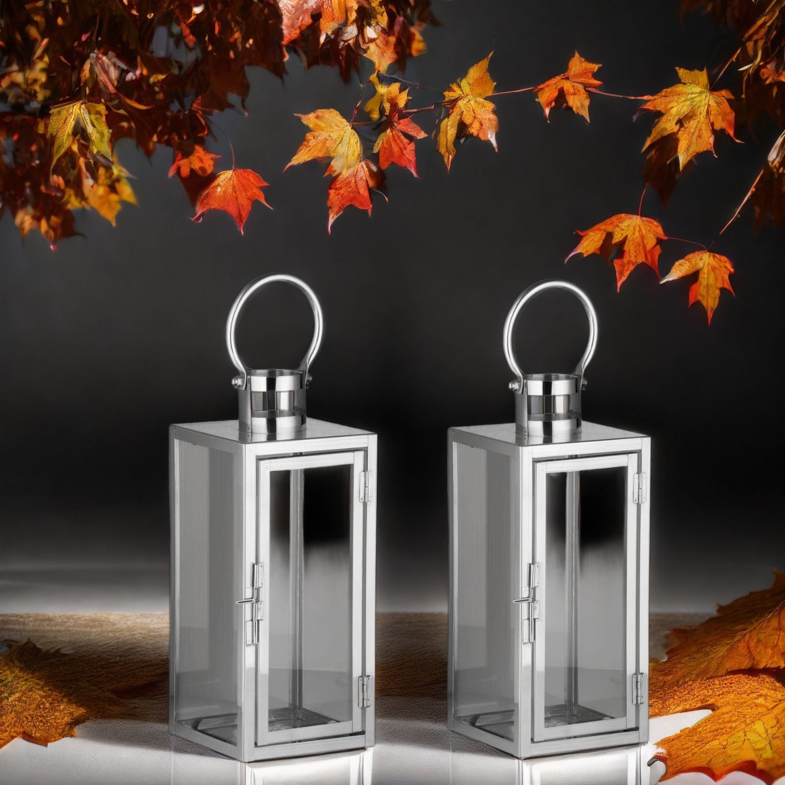 Marrakesch Orient & Mediterran Interior Kerzenlaterne 2er Set Laterne aus E günstig online kaufen