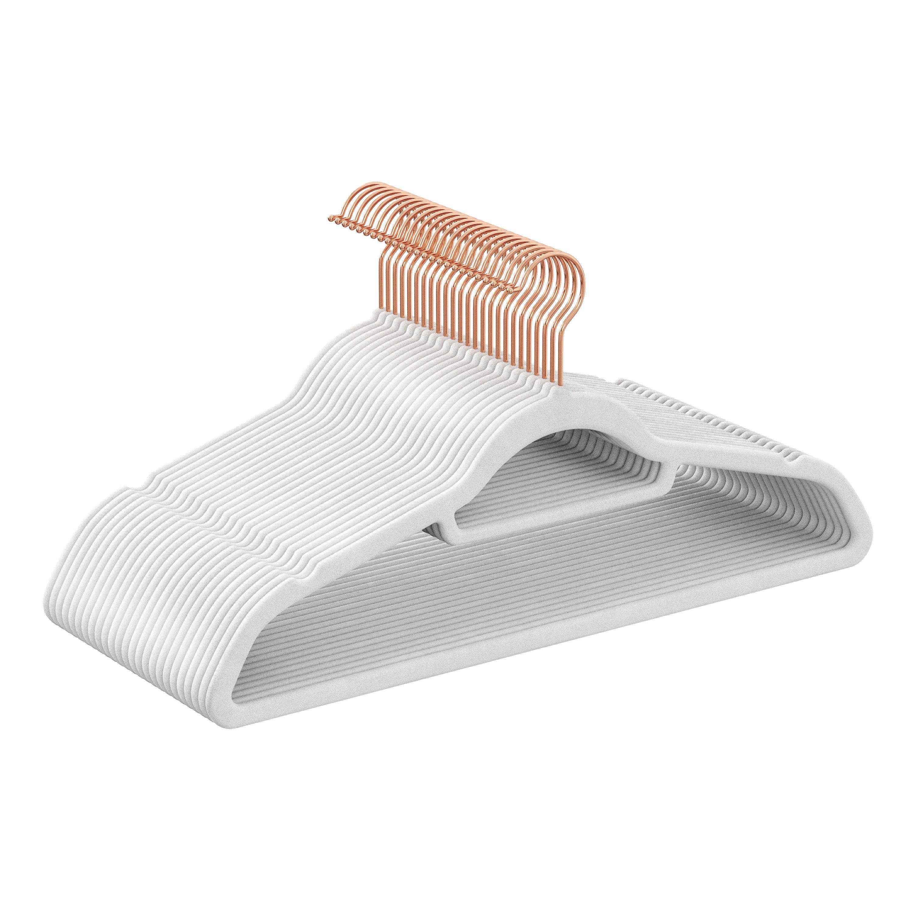 SONGMICS Kleiderbügel Bügel, (30-tlg), Samt Bügel, rutschfest, 360° drehbar günstig online kaufen