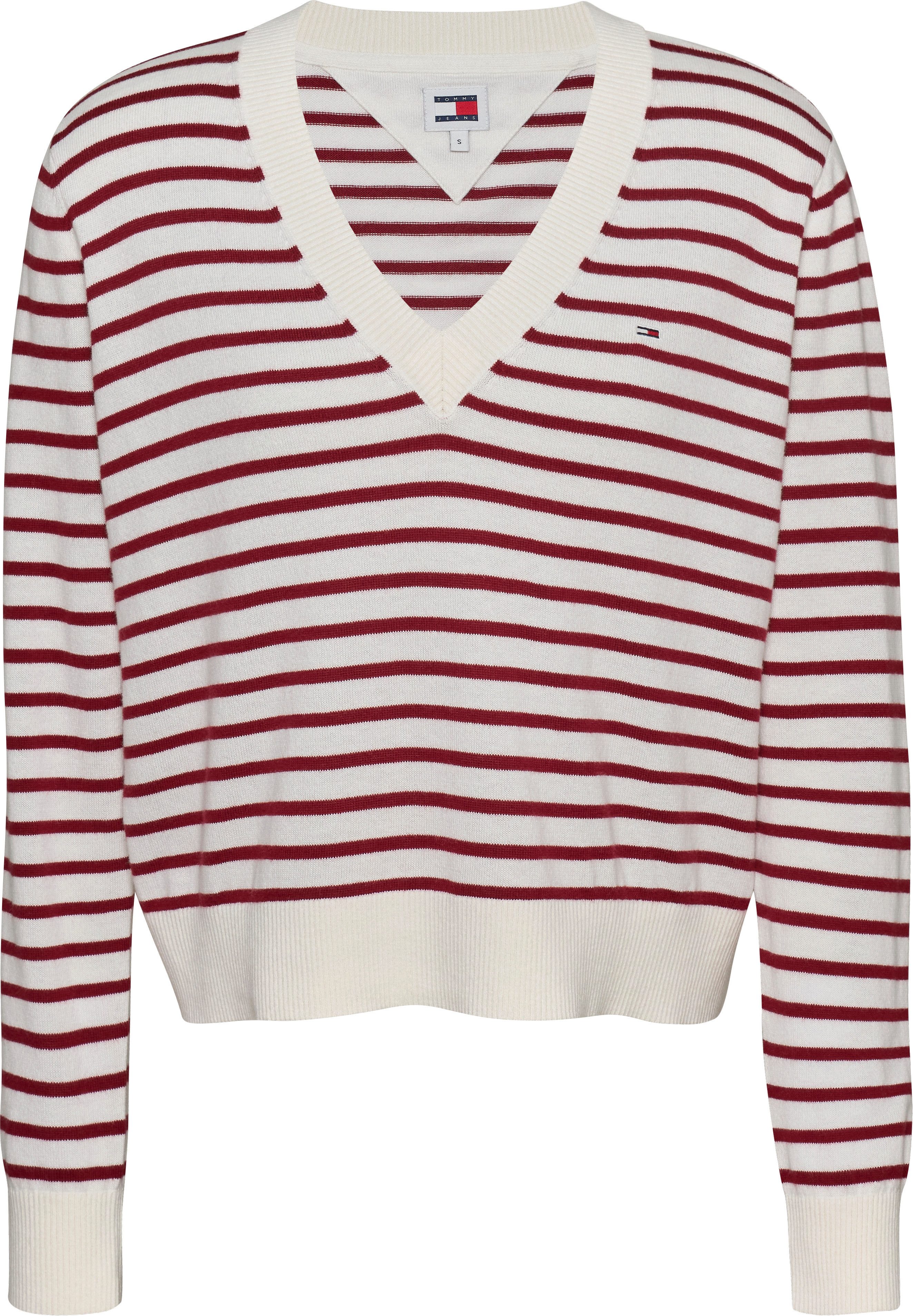 Tommy Jeans Strickpullover TJW ESSENTIAL VNECK günstig online kaufen