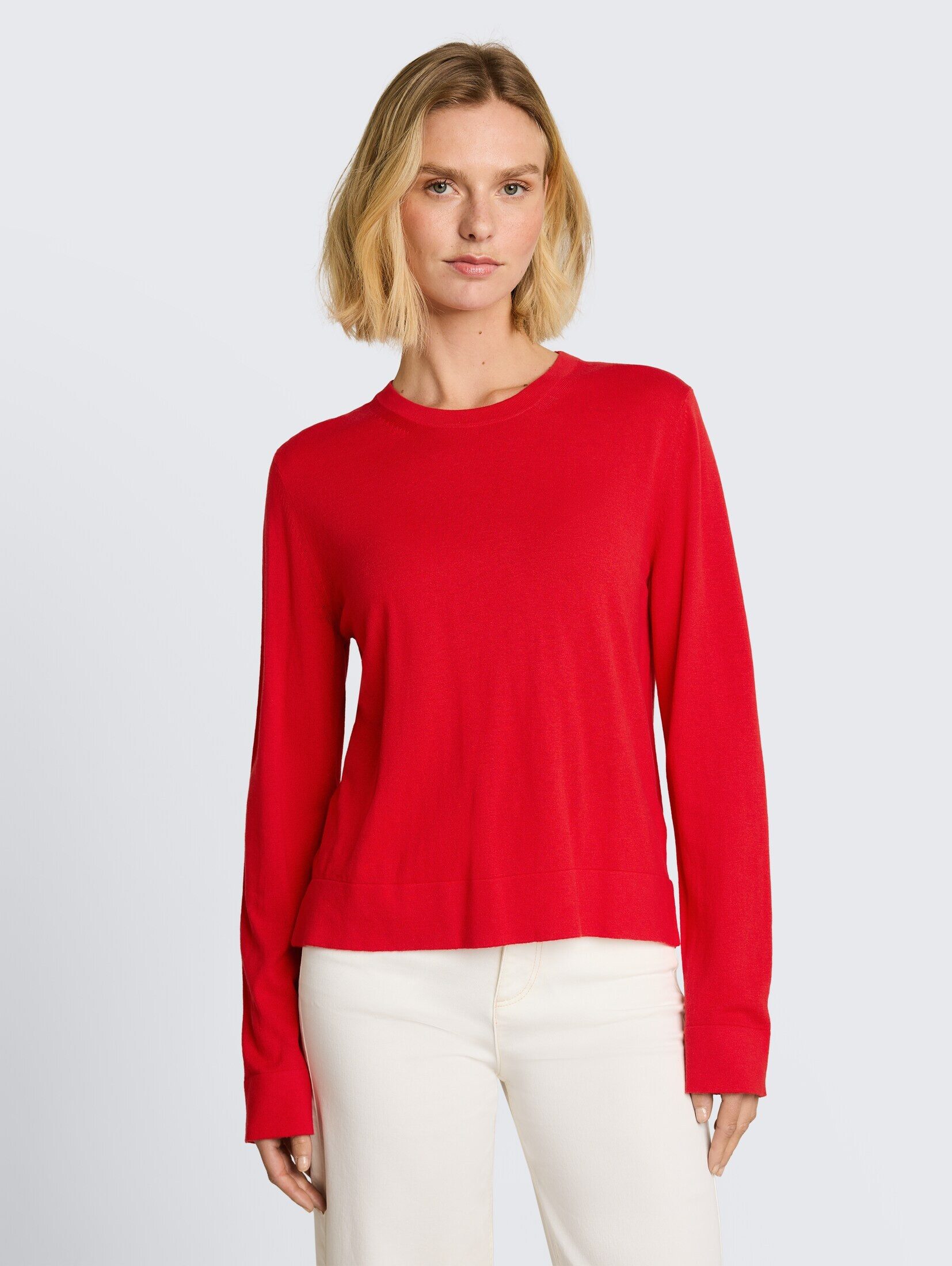 TOM TAILOR Strickpullover Pullover & Strickjacken Strickpullover mit Seidenanteil