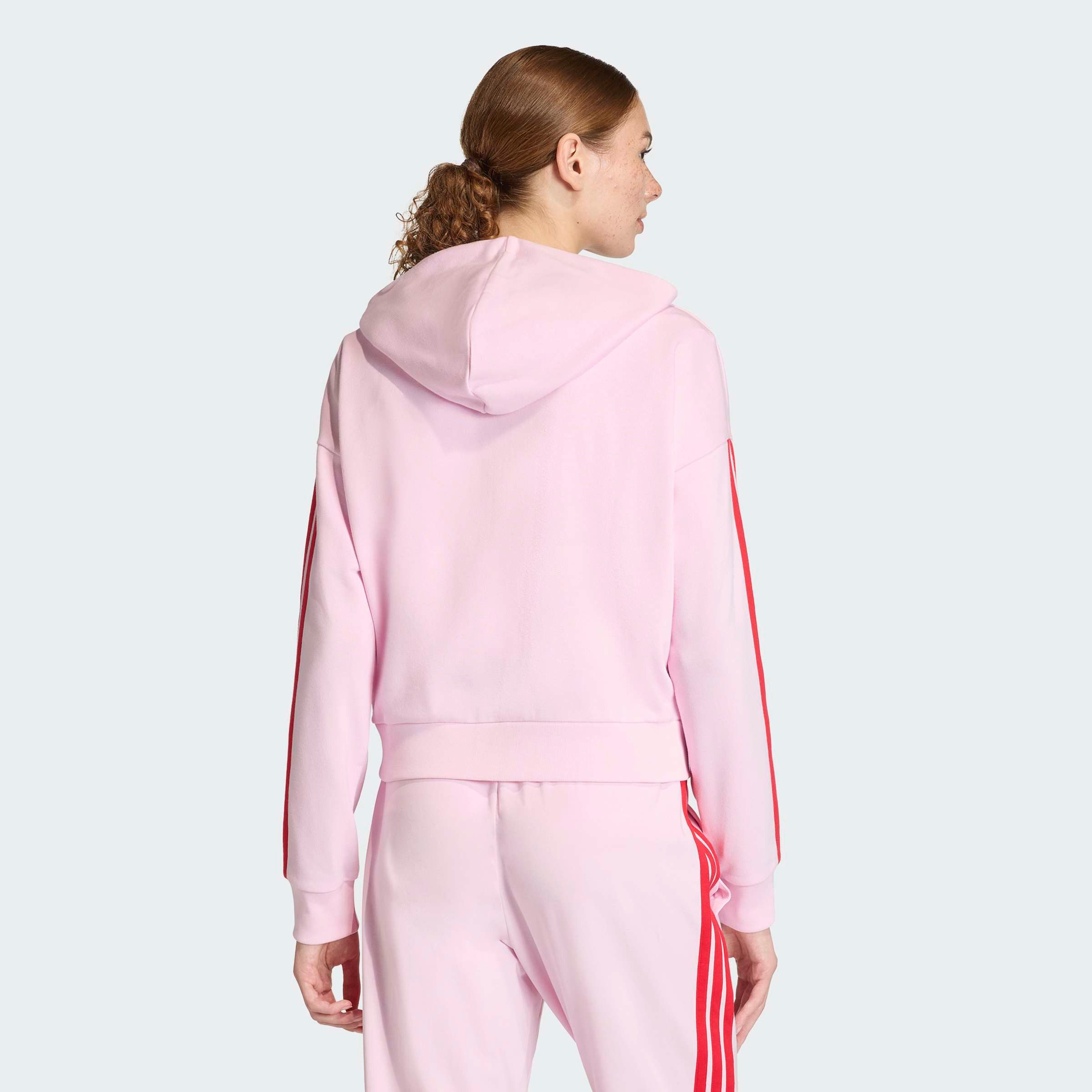 adidas Sportswear Kapuzensweatshirt ESSENTIALS 3-STREIFEN FRENCH TERRY