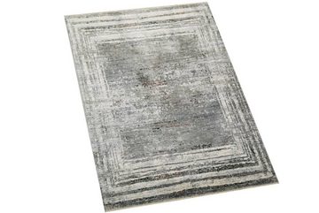 Teppich Teppich Wohnzimmerteppich Karo Muster in grau beige, TeppichHome24, rechteckig