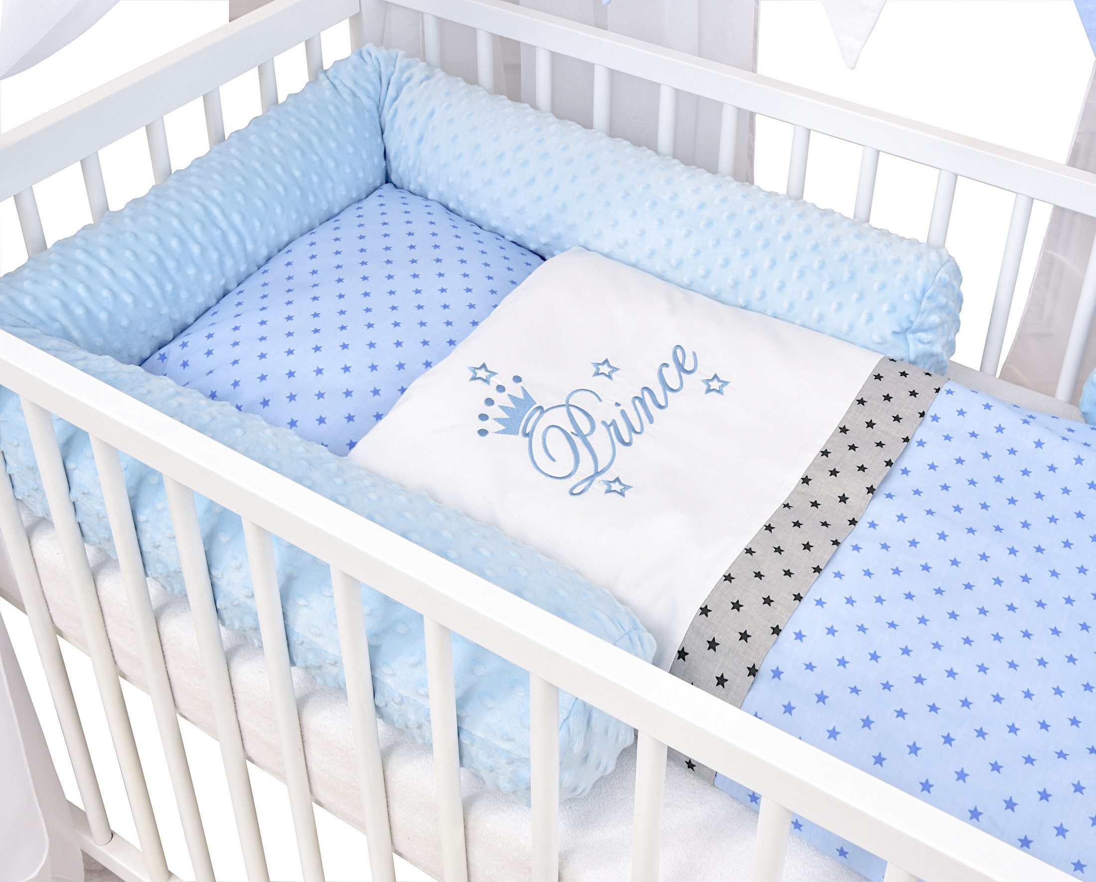 Baby-Delux Komplettbett Hausbett Babybett Schublade Schutzgitter Beißschien günstig online kaufen