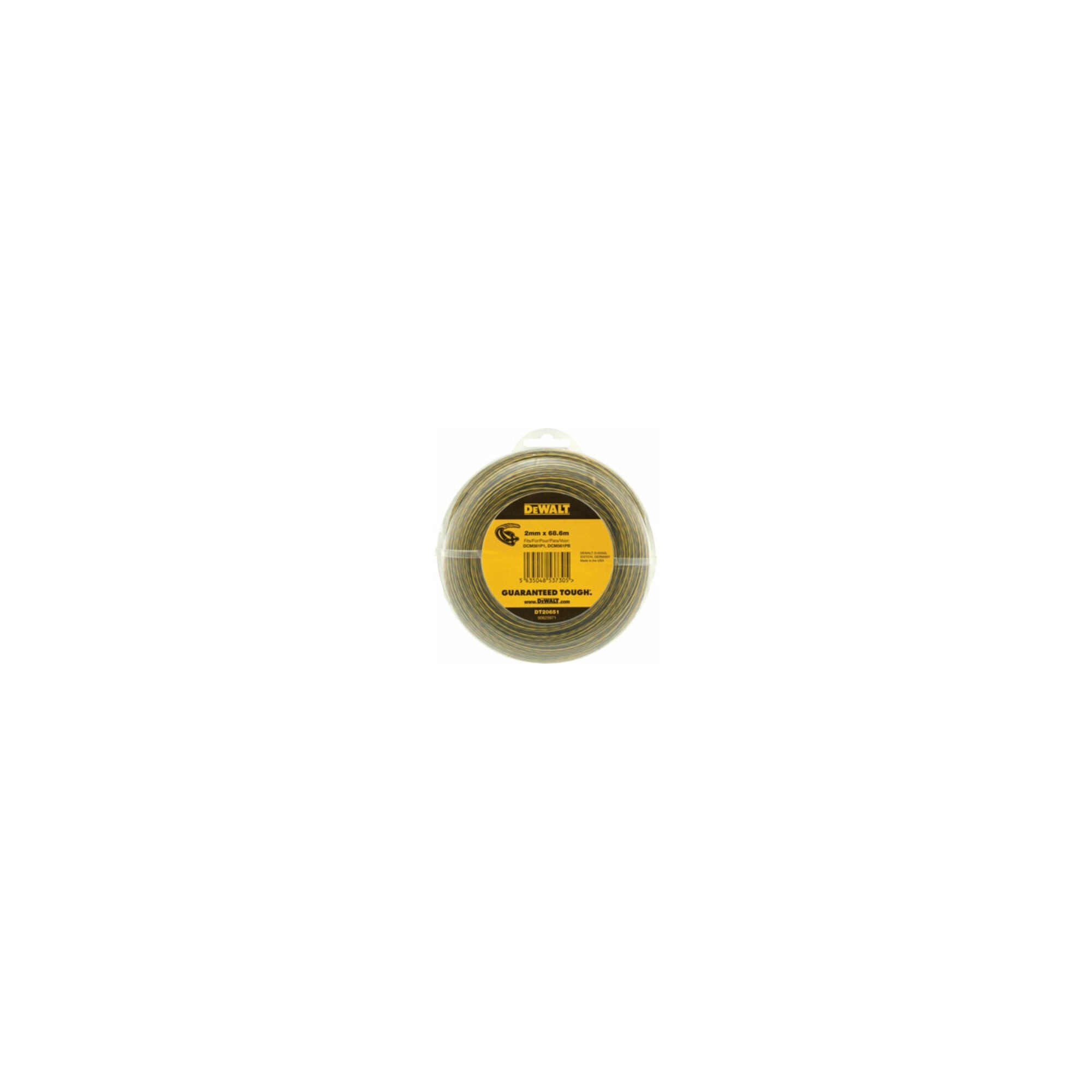 DeWalt Akku-Rasentrimmer DEWALT Flexvolt Trimmer-Faden 68,6m / 2mm DT20651-QZ