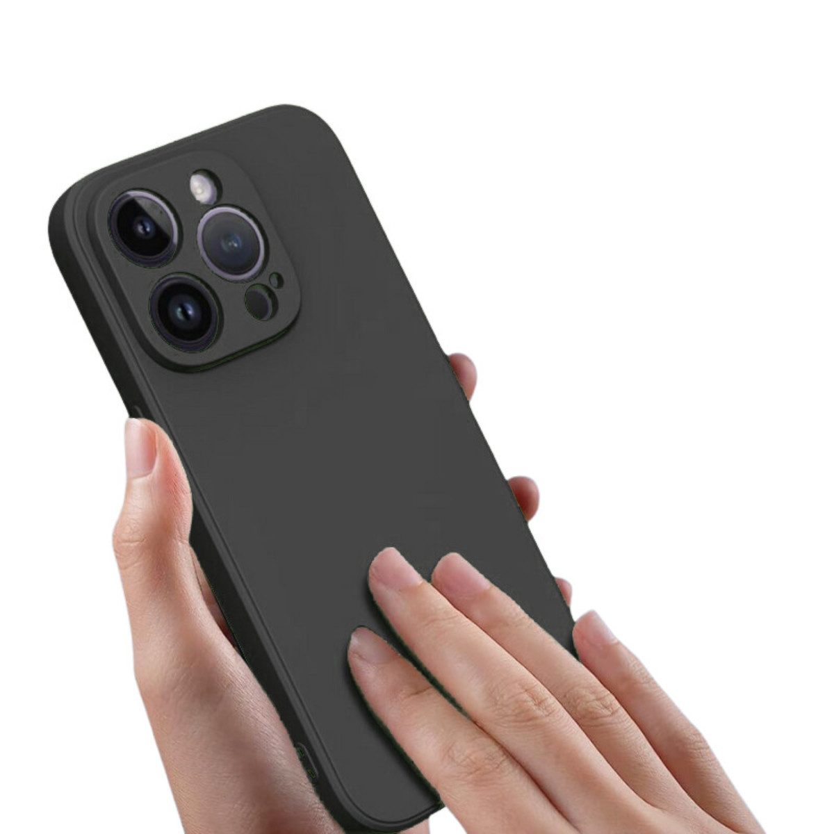 COFI 1453 Handyhülle Premium Silikon Case mit Mikrofaser-Innenfutter für REALME 16 PRO+ 6,8, Silikonhülle mit weichem Mikrofaser Innenfutter