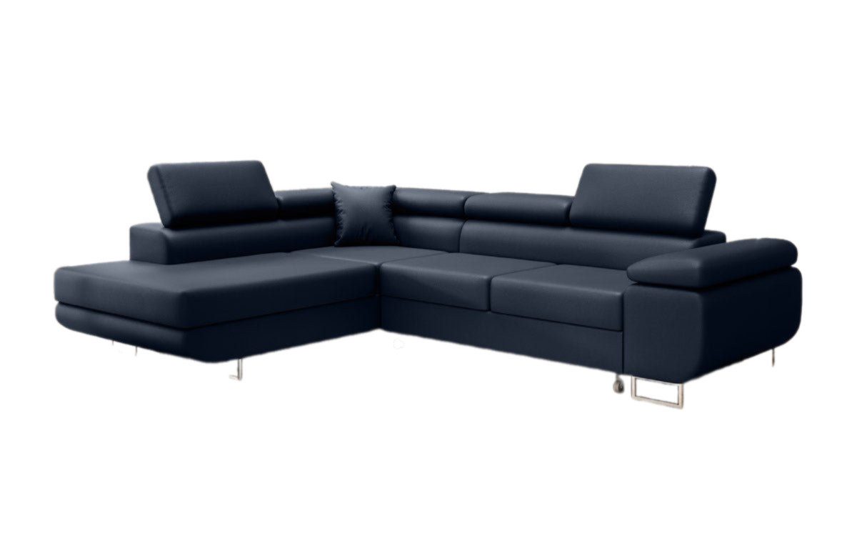 Luxusbetten24 Schlafsofa Designer Sofa Aston Kunstleder, günstig online kaufen