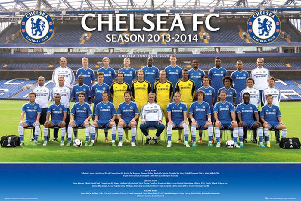 Poster Fußball - Poster - Chelsea - Team Photo 13/14