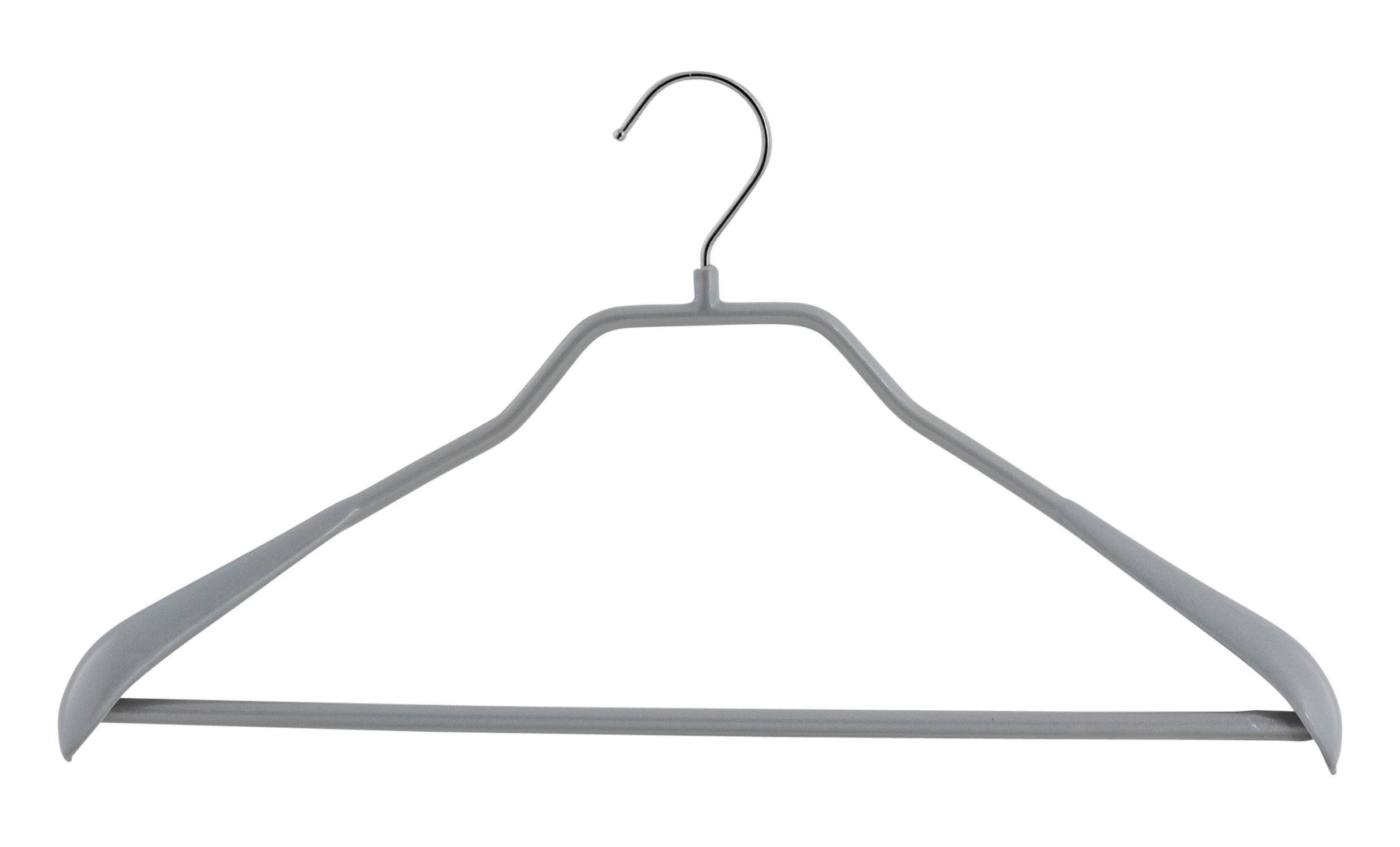 MAWA Kleiderbügel Bodyform Kleiderbügel mit Hosensteg, (10-tlg)