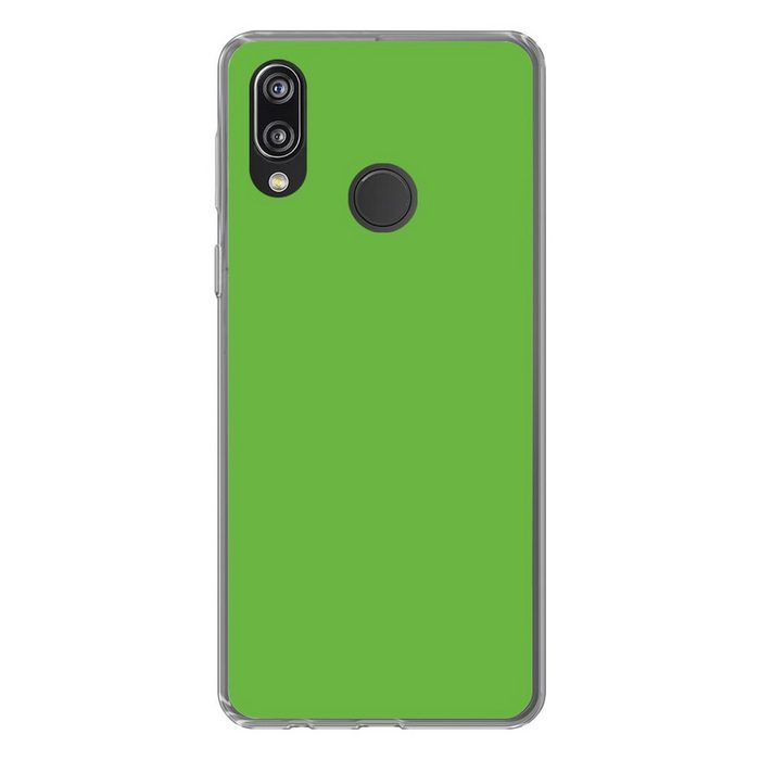 MuchoWow Handyhülle Grün - Muster - Farben Handyhülle Huawei P20 Lite (2019) Handy Case Silikon Bumper Case