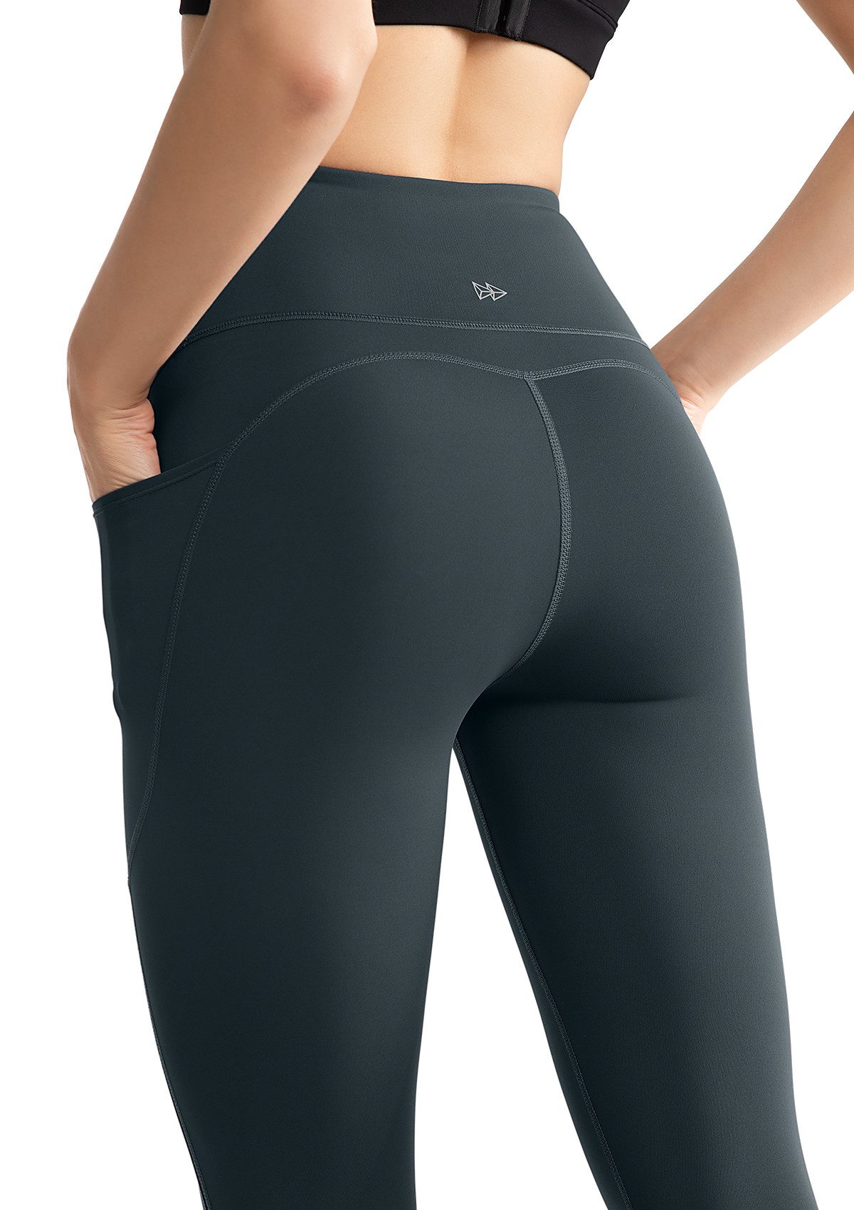 Yvette Leggings Damen Sporthose mit Taschen Atmungsaktiv, E110738A19