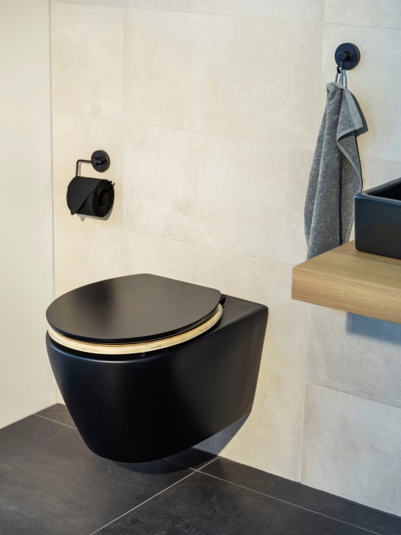 WENKO WC-Sitz Bambusa, aus MDF und günstig online kaufen