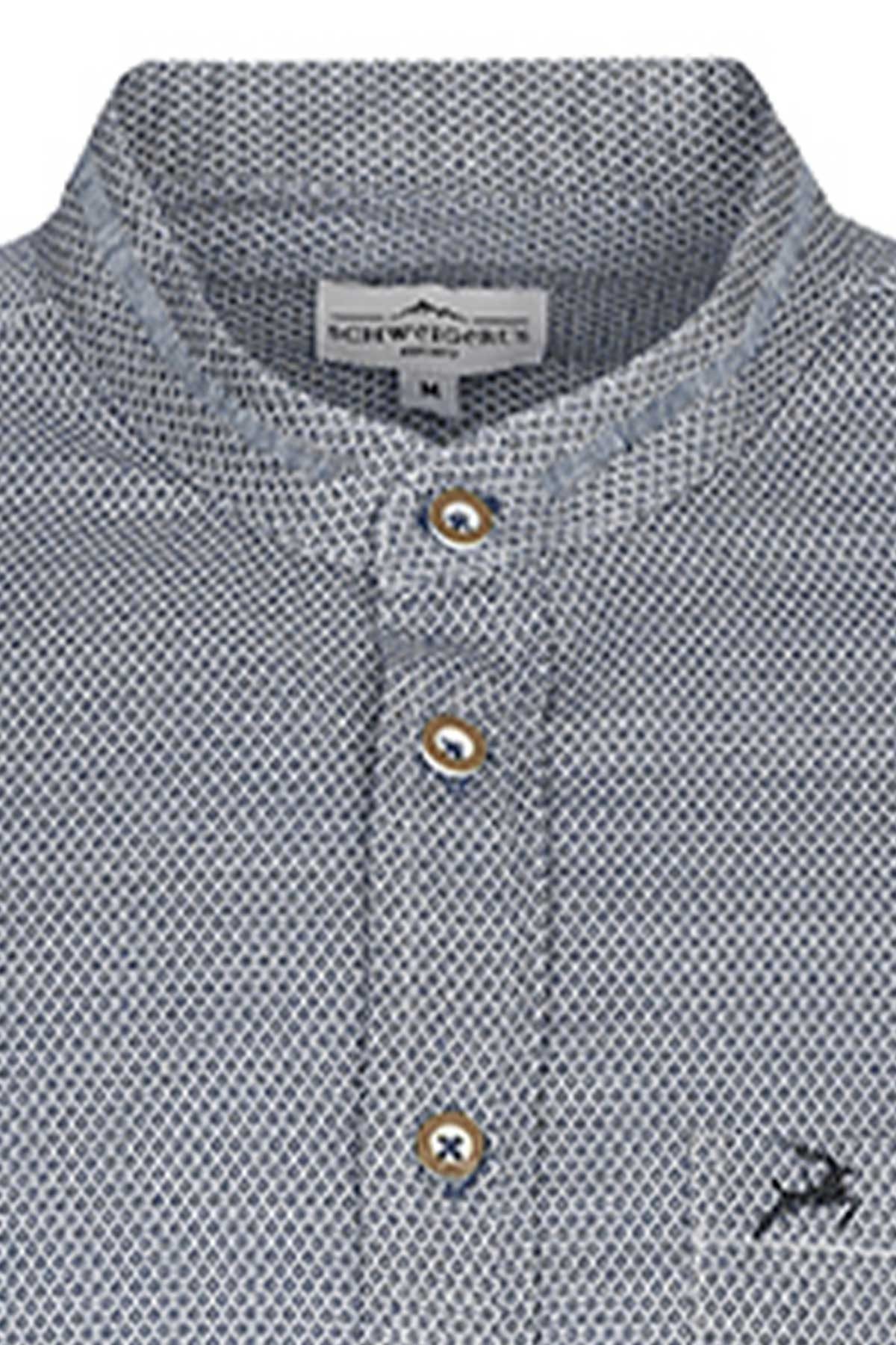 Maddox Trachtenhemd MADDOX Herren Trachtenhemd - Hemd-111, Blau - Bau günstig online kaufen