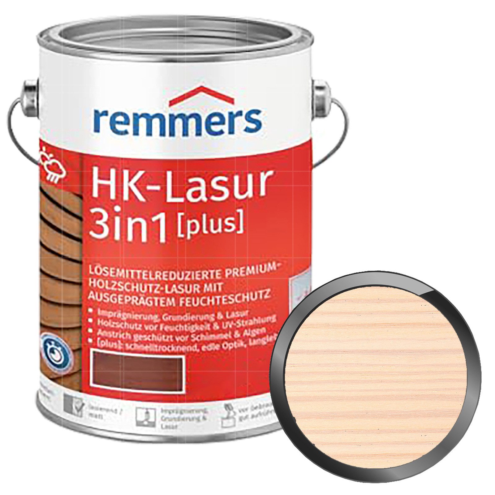 Remmers Lasur HK LASUR 3IN1 PLUS - 0.75 LTR