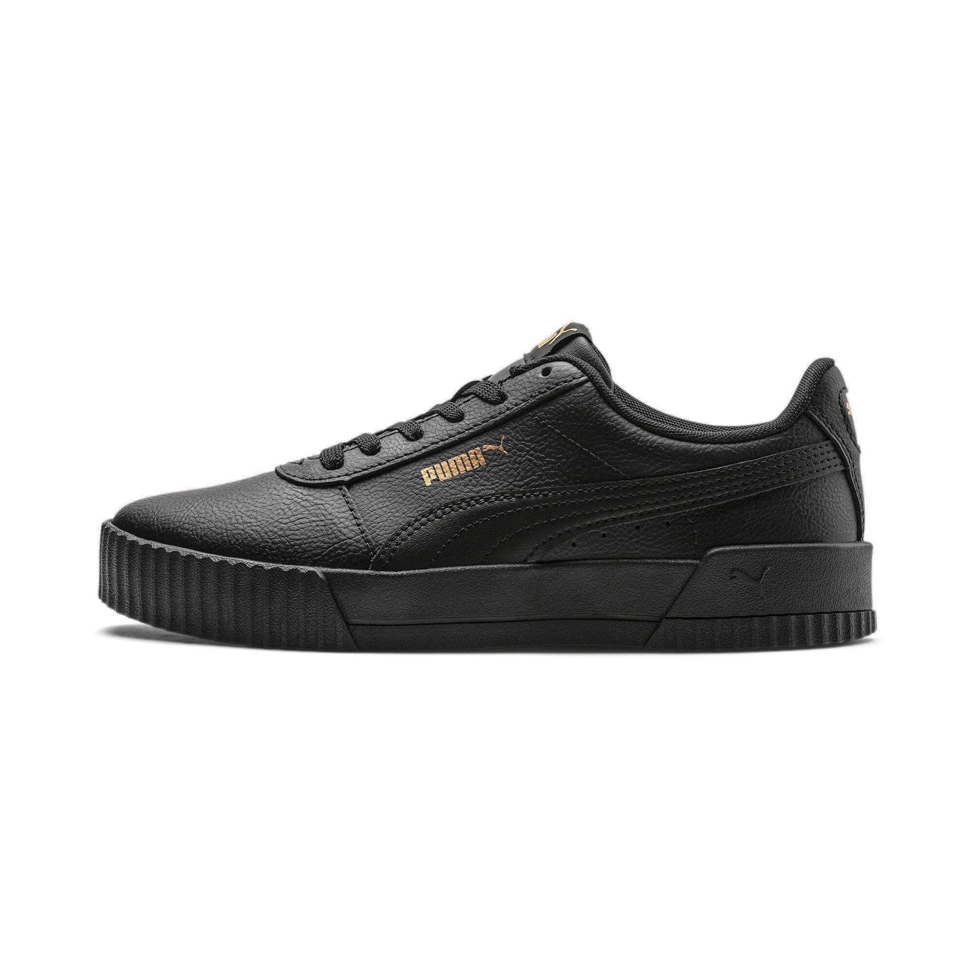 PUMA CARINA L Sneaker mit perforierten Details, rutschfeste Gummilaufsohle