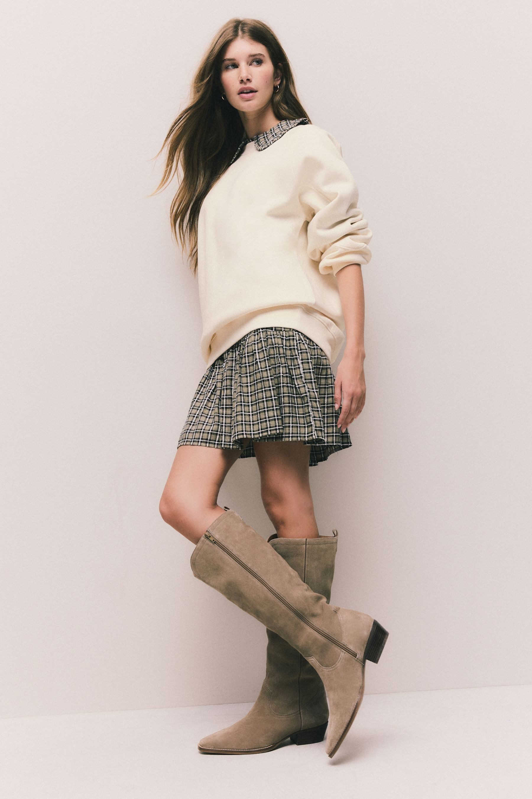 Next Sweater Langes Oversized Relaxed Fit Sweatshirt (1-tlg)