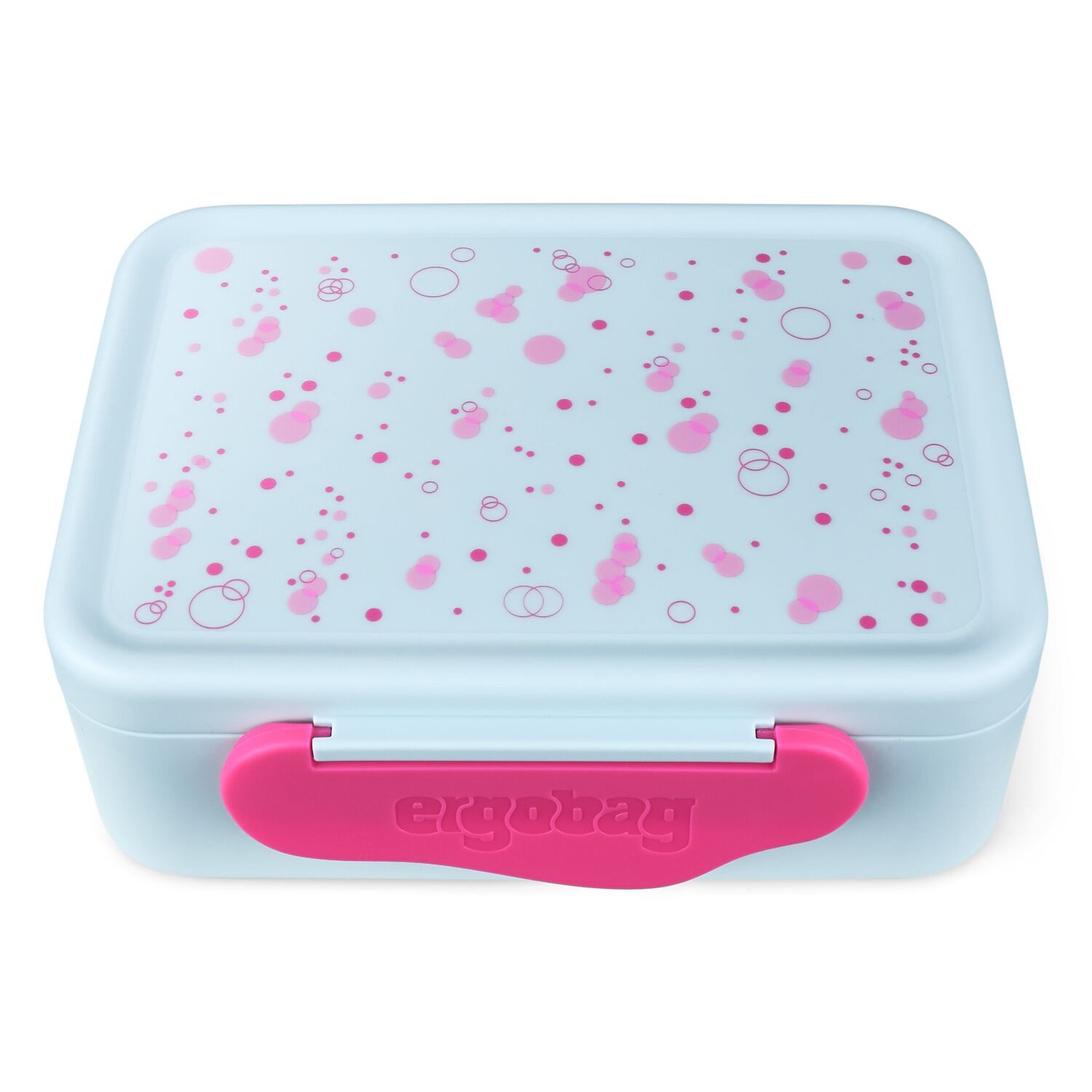 ergobag Trinkflasche Kunststoff Brotdose Bubbles, Brotbox, Lunchbox, Pausenbox, Snackbox