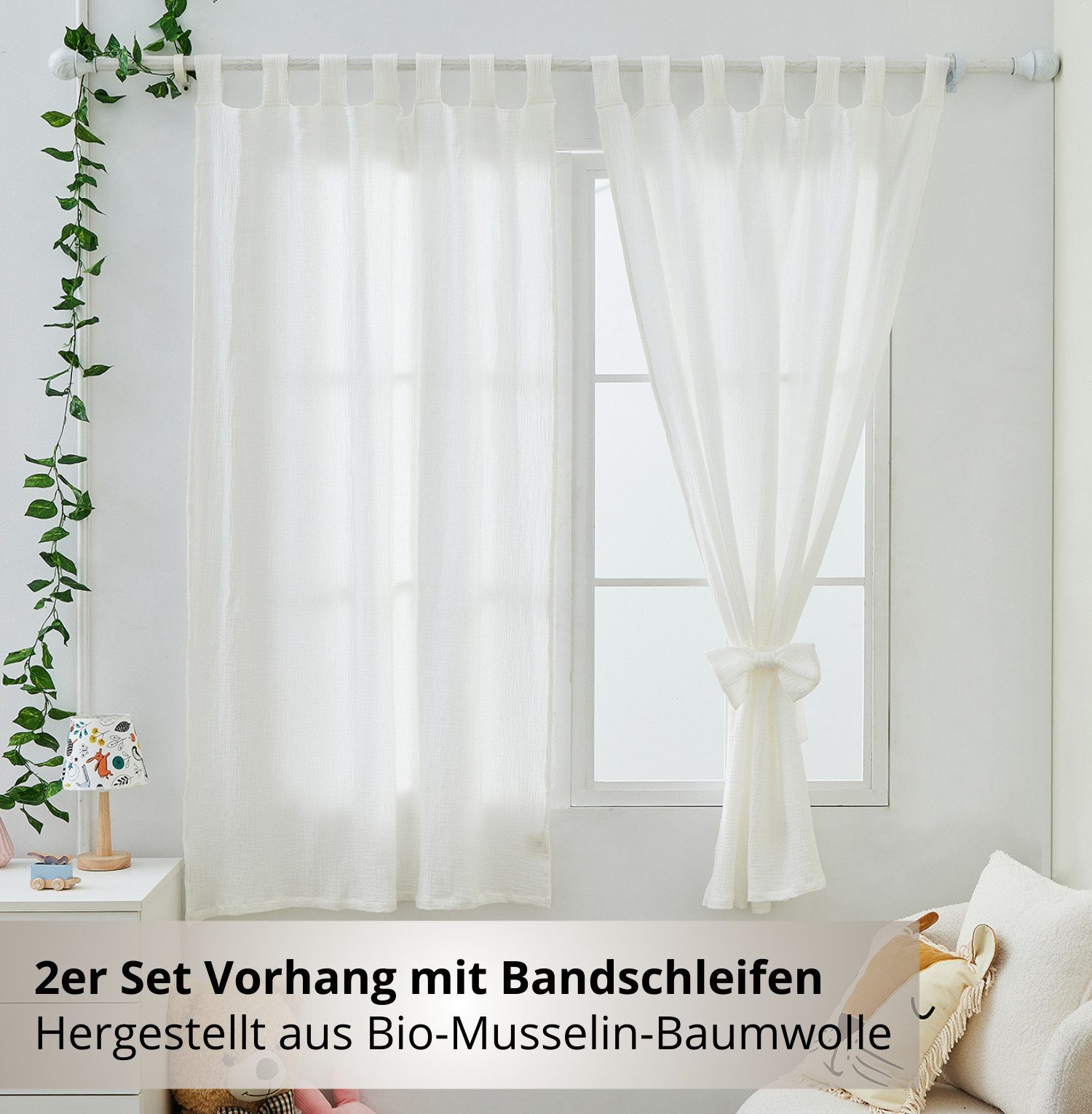 Alavya Home® Vorhang Alice PREMIUM Musselin günstig online kaufen