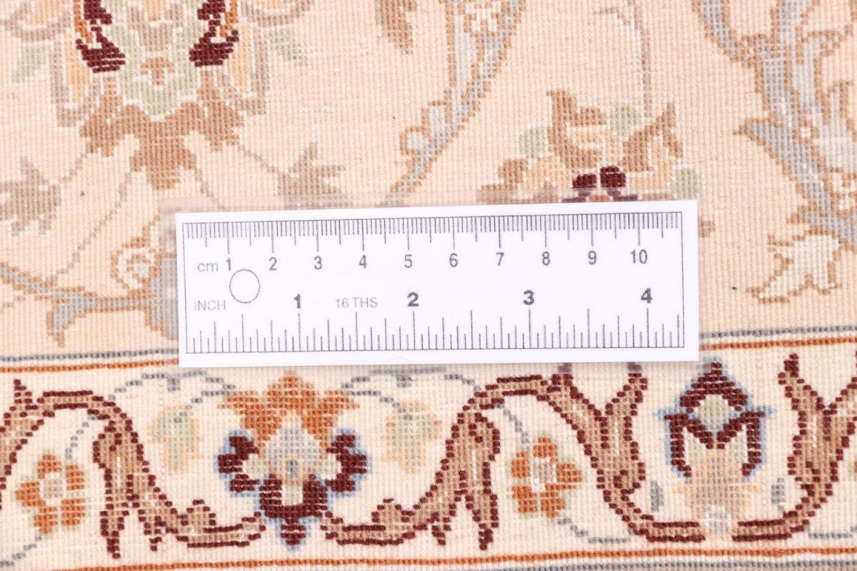 8 Handgeknüpfter Nain mm Isfahan rechteckig, Höhe: Trading, 155x235 Orientteppich Seidenkette Orientteppich,