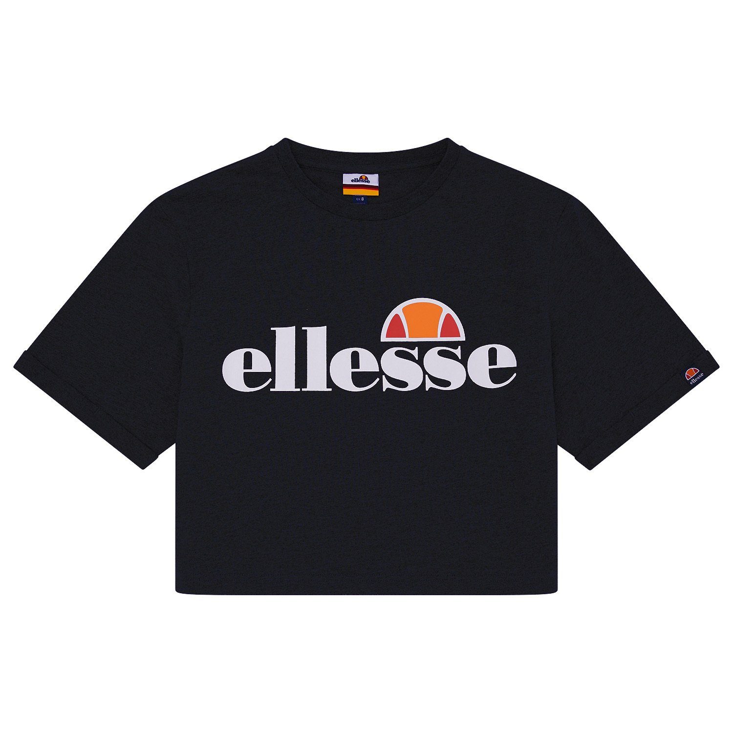 Damen - Kurzarm, Crop-Top, T-Shirt Grau Ellesse Crewneck T-Shirt