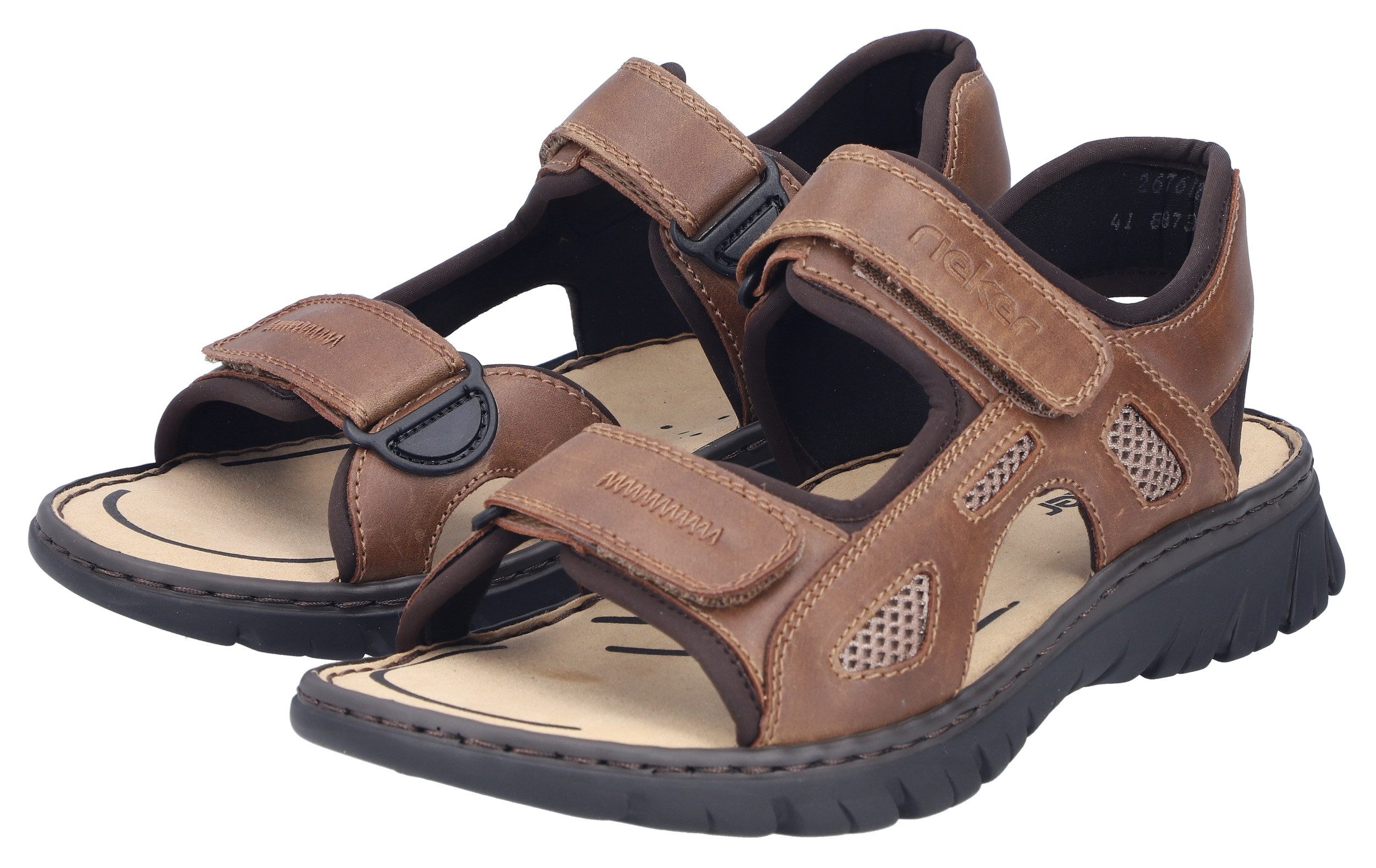 Rieker Sandale Sommerschuh, Klettschuh, Outdoorsandale, in Trekking-Optik