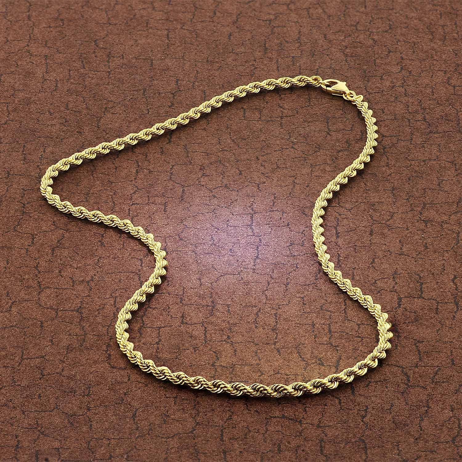 trendor Kette ohne Anhänger 333 Gold / 8 Karat Kordelkette günstig online kaufen