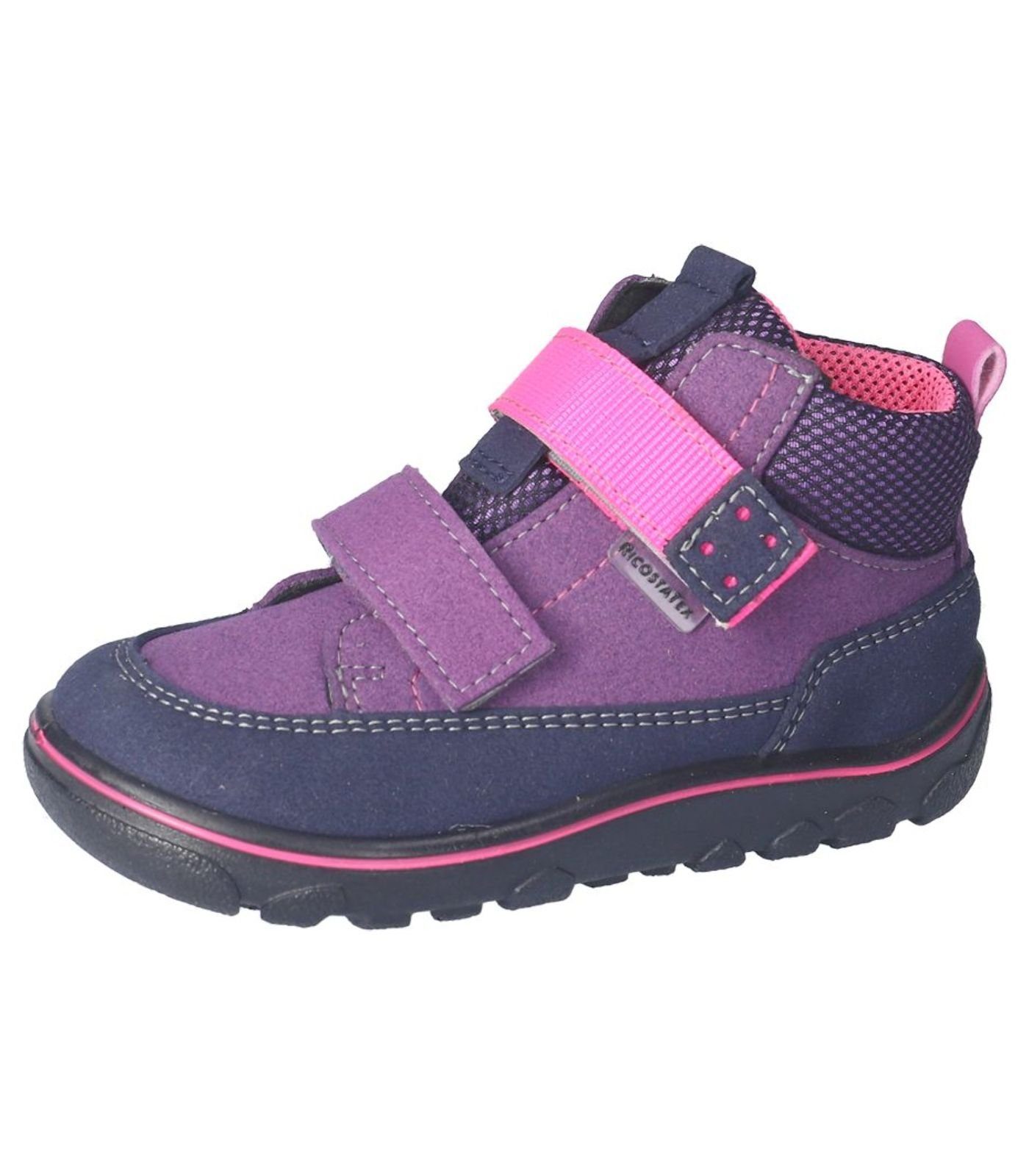 Ricosta Stiefelette Lederimitat/Textil Stiefelette Blau Pink