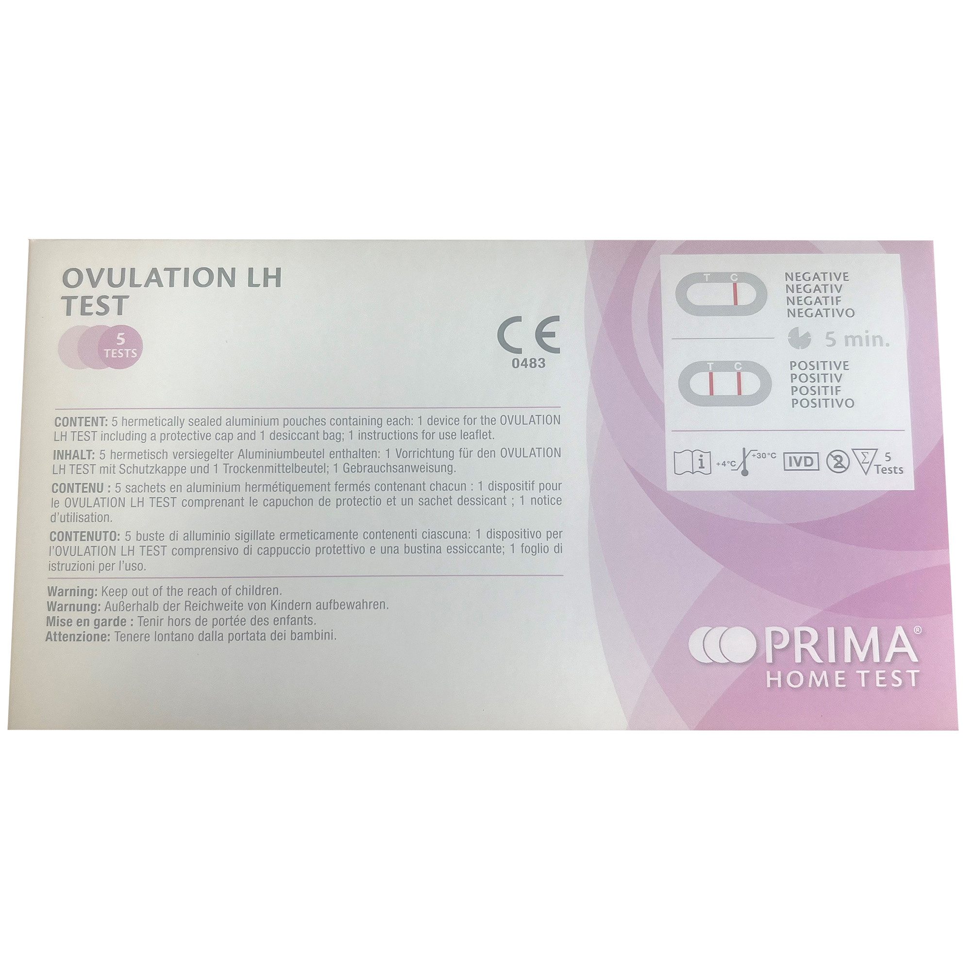 Prima Lab Schwangerschaftstest PRIMA Ovulation LH Home Test