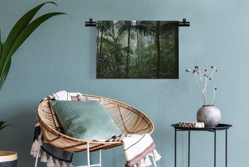 MuchoWow Wanddekoobjekt Regenwald - Tropisch - Dschungel - Bäume - Pflanzen, Wanddeko für Wohnzimmer, Schlafzimmer, Kleid, Wandbehang, Kinderzimmer