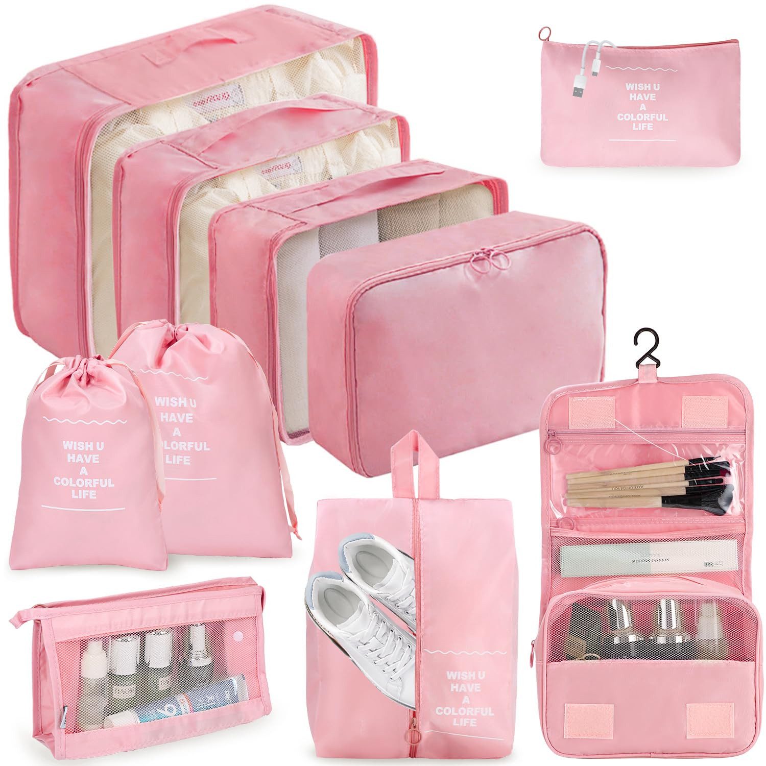 LEAZZLE Kofferorganizer Koffer Organizer Set 10 günstig online kaufen